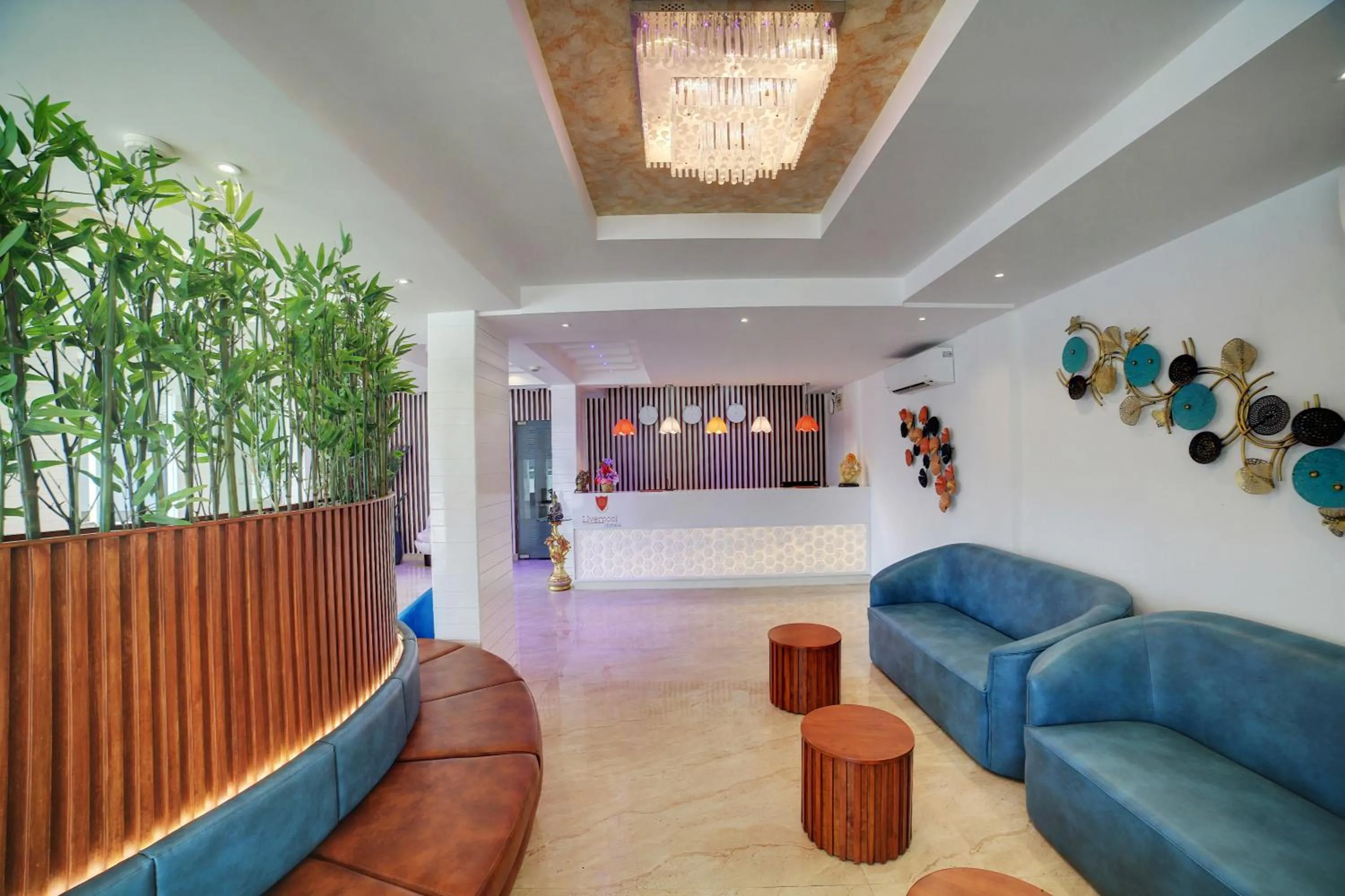 Lobby or reception in The Liverpool Blue Hotels