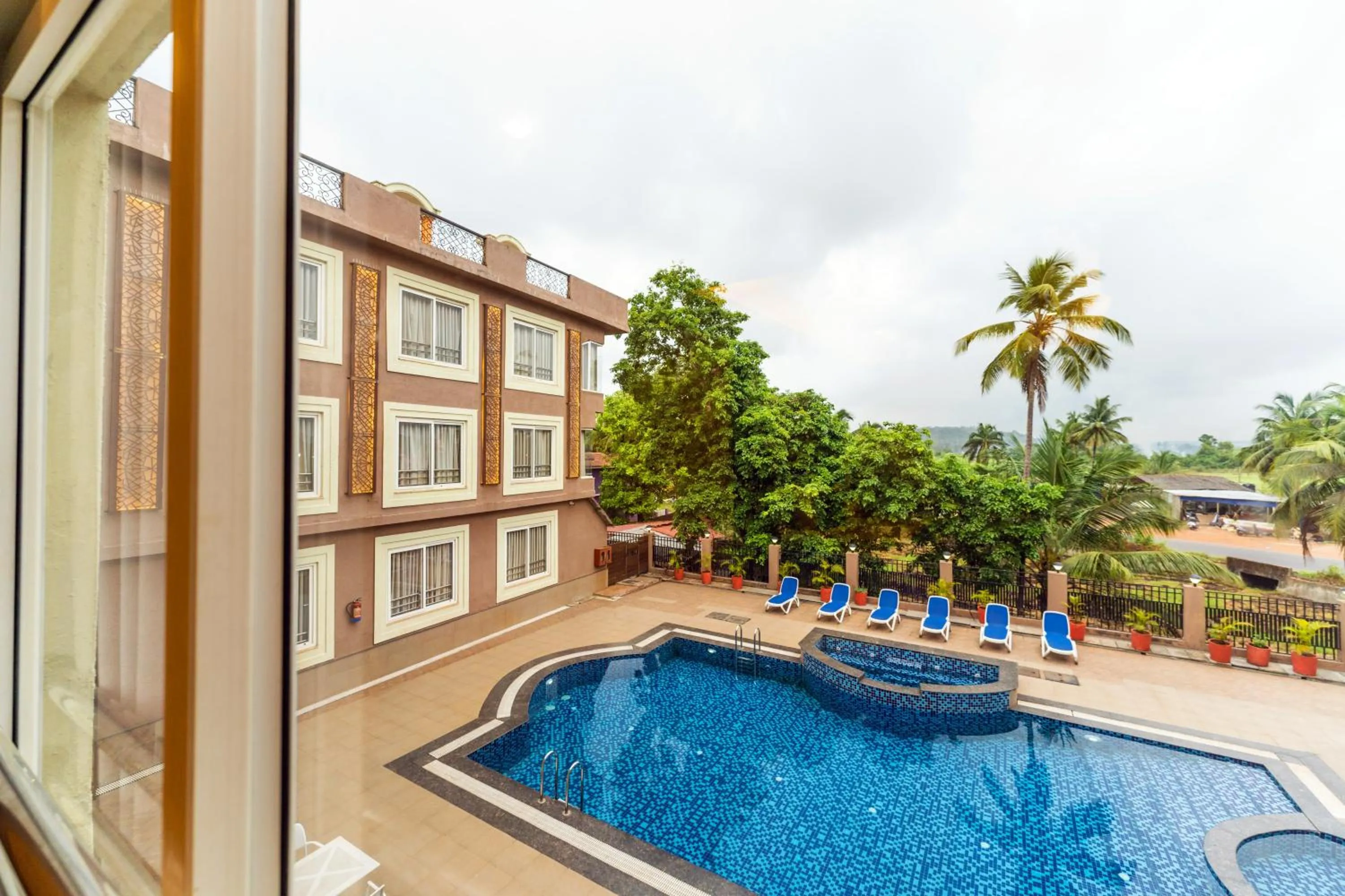 Pool view in Zone Connect by The Park Parra Goa