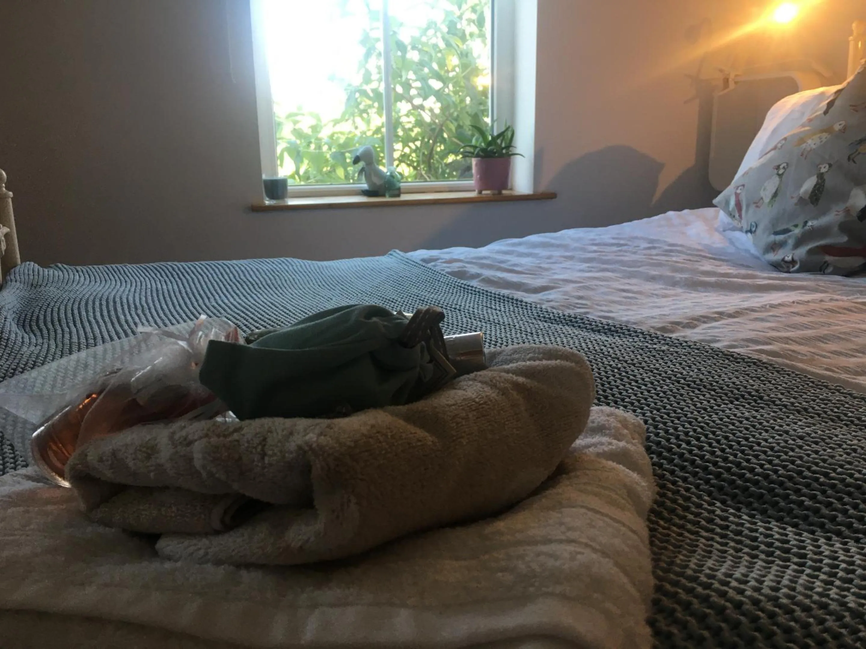 Bedroom, Bed in Driftwood Loft