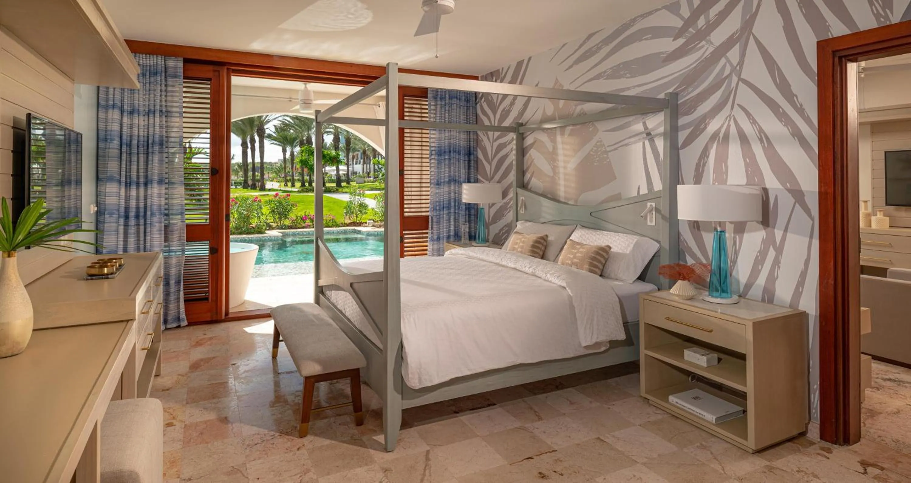 Photo of the whole room, Bed in Sandals Royal Curacao All Inclusive Couples Only