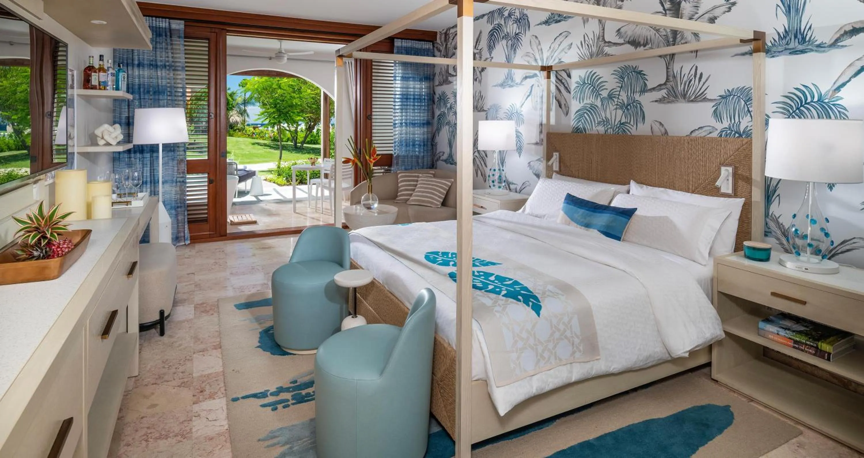 Photo of the whole room, Bed in Sandals Royal Curacao All Inclusive Couples Only