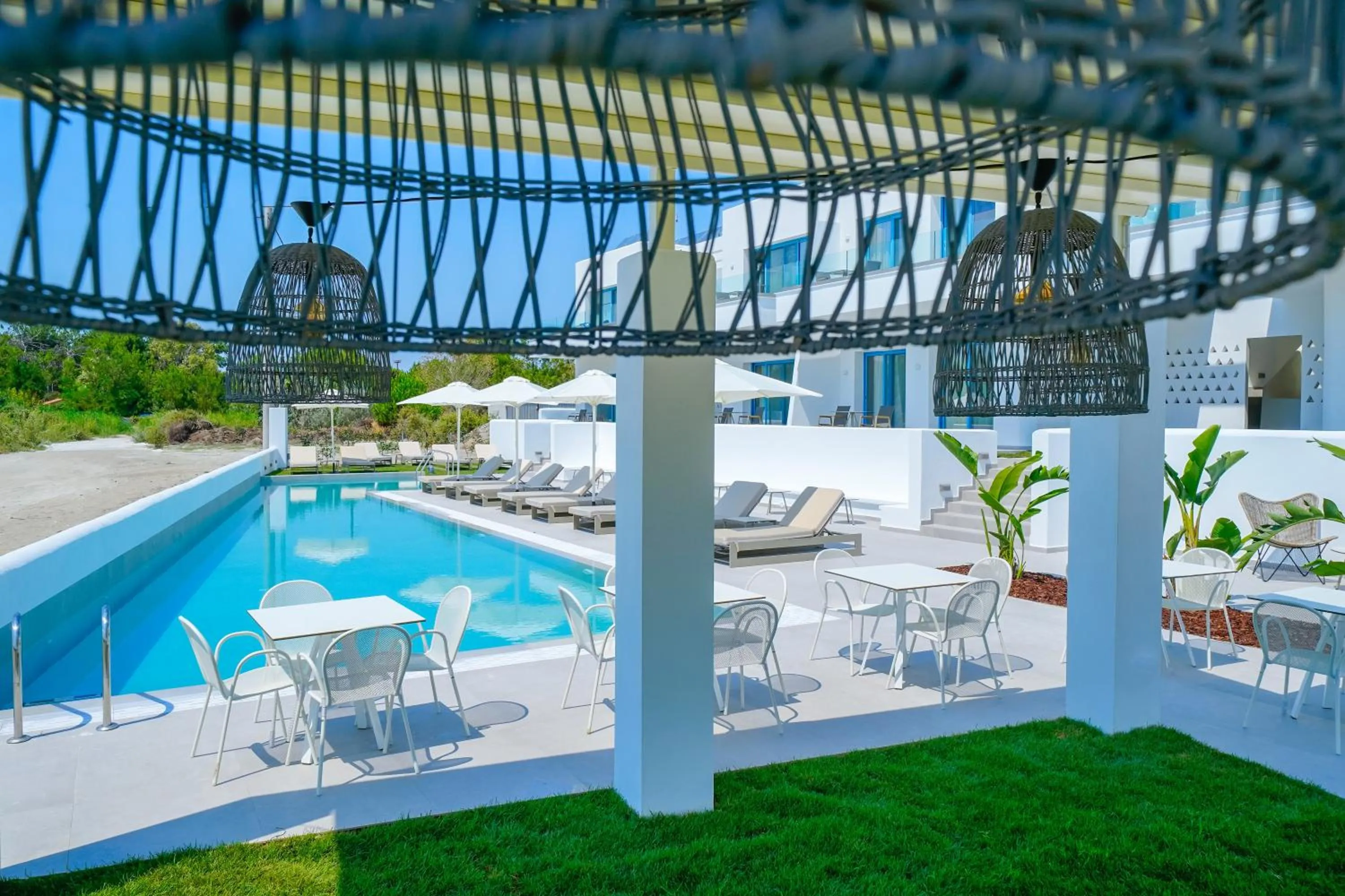 Communal lounge/ TV room in Narciso Thassos Luxury Suites