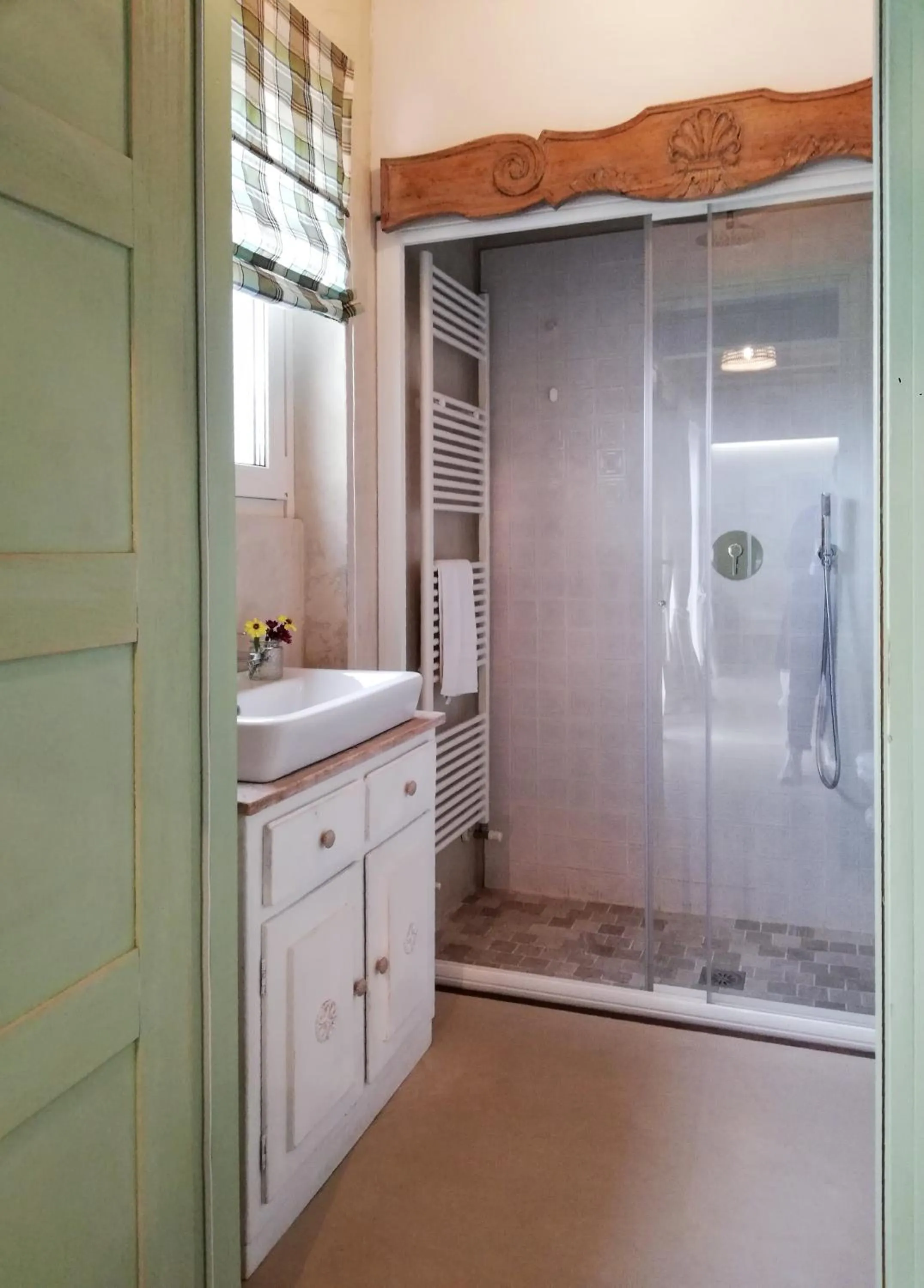 Shower in B&B Cà Montemezzano