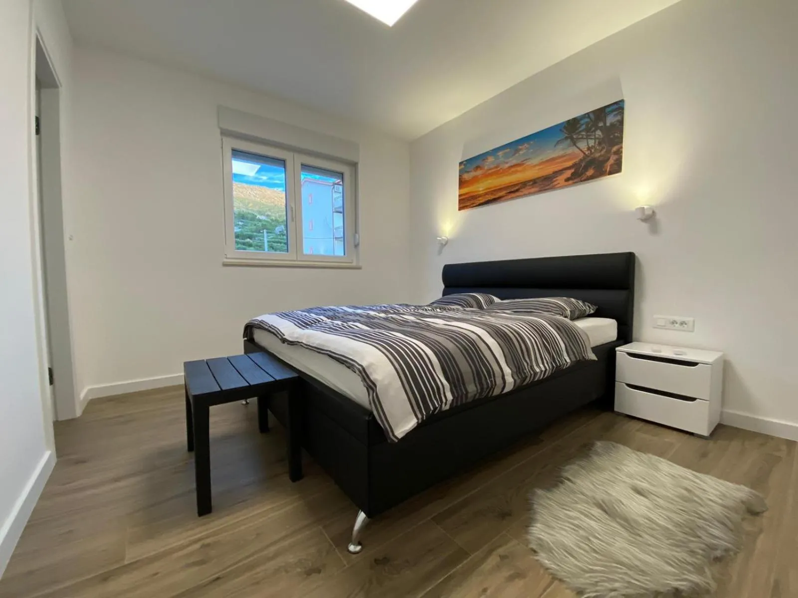 Bedroom, Bed in Apartment Lida
