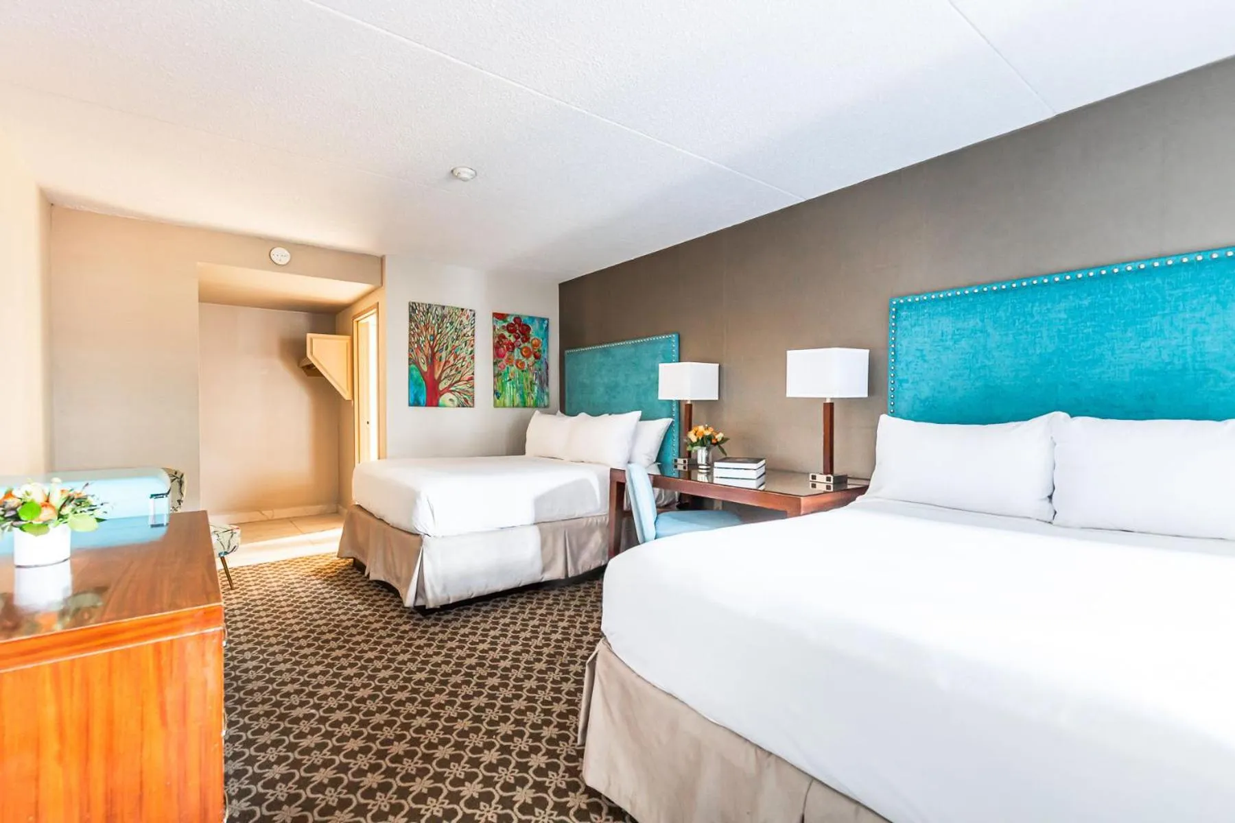 Bed in Old Stone Inn Boutique Hotel