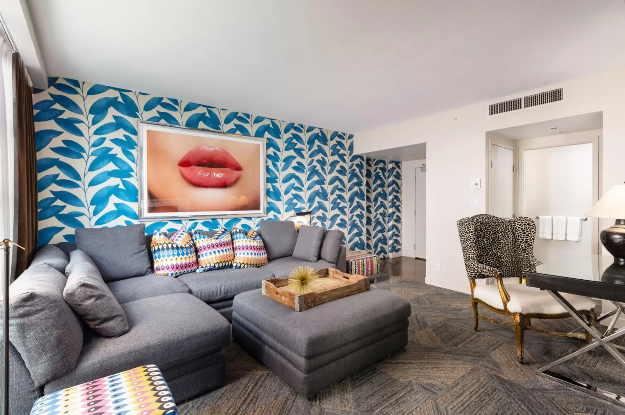 Living room in OPUS Vancouver