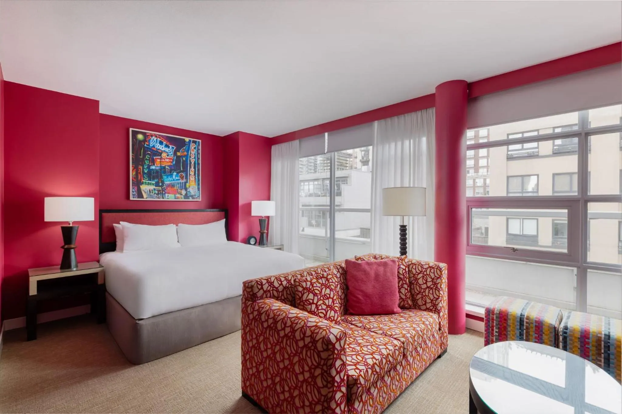 Photo of the whole room, Bed in OPUS Vancouver