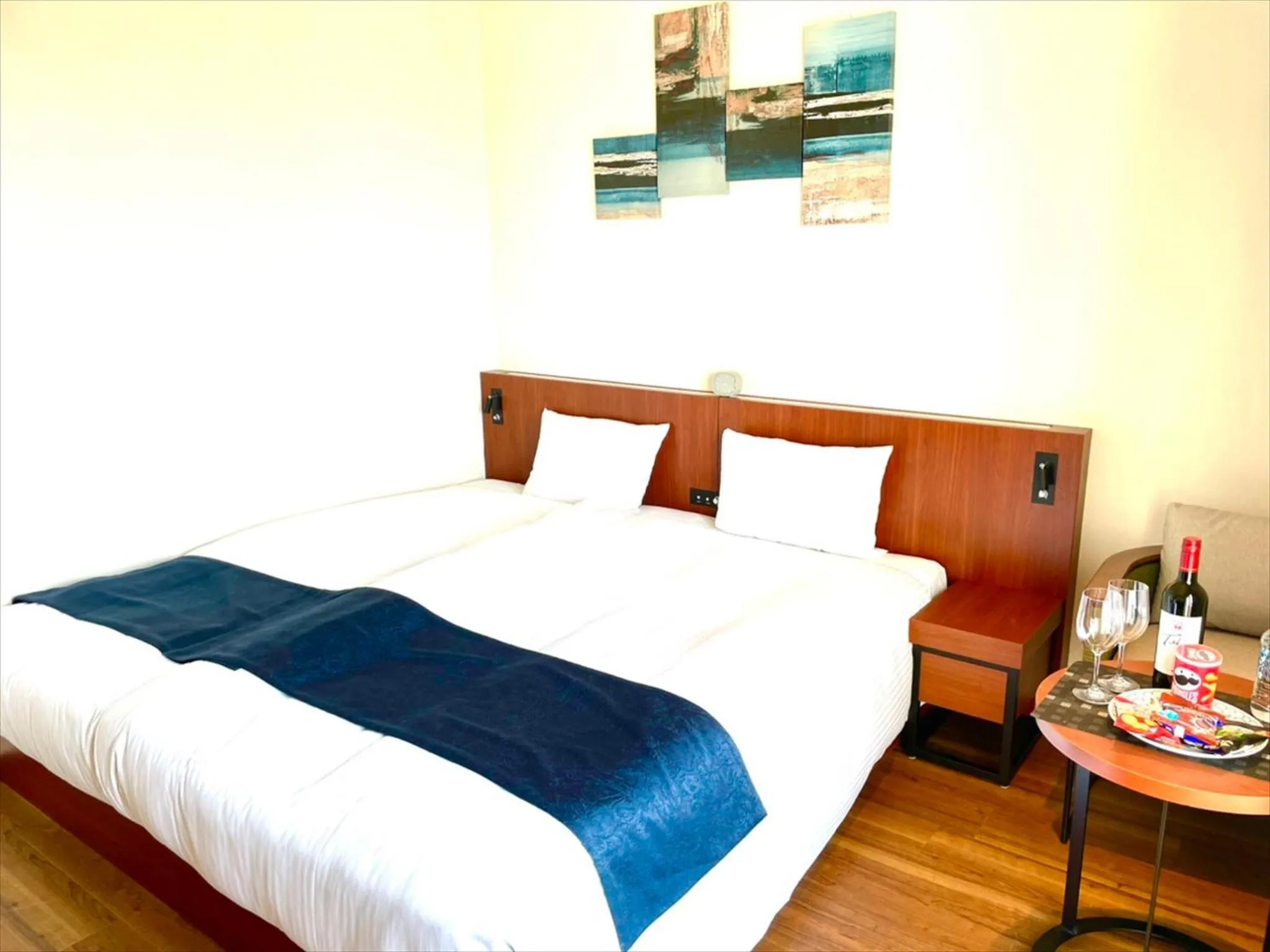 Bed in THE GRAND HOTEL GINOWAN