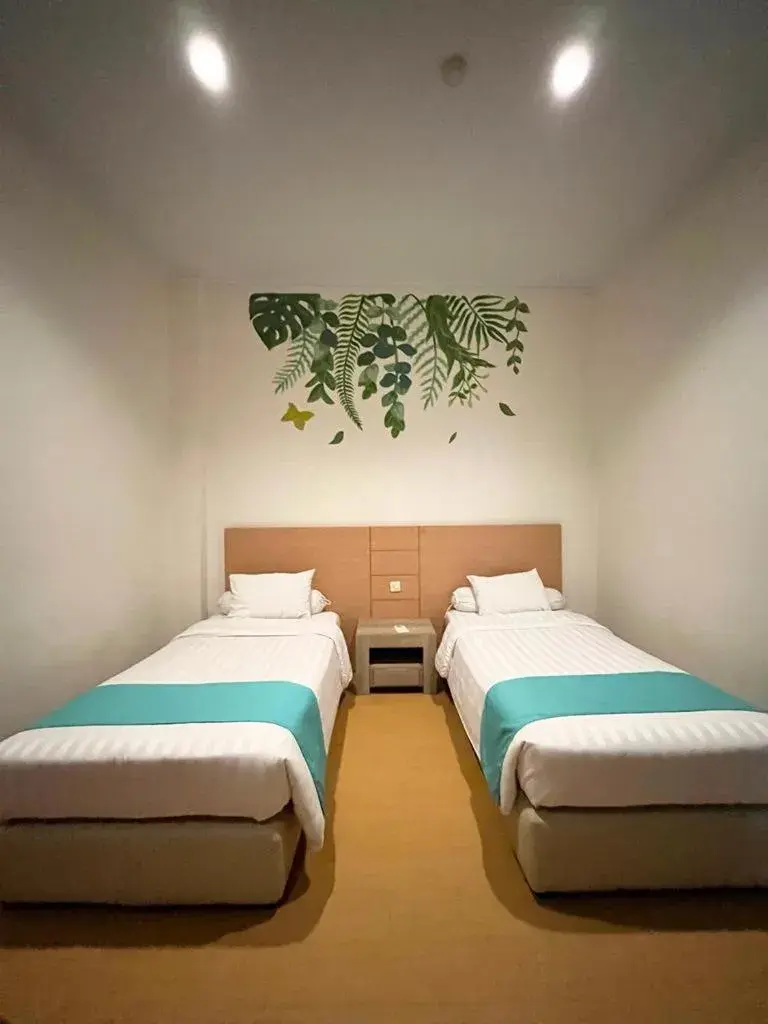 Superior Twin Room in Front One Green Boutique Hotel Abepura Superior Twin Room in Front One Green Boutique Hotel Abepura