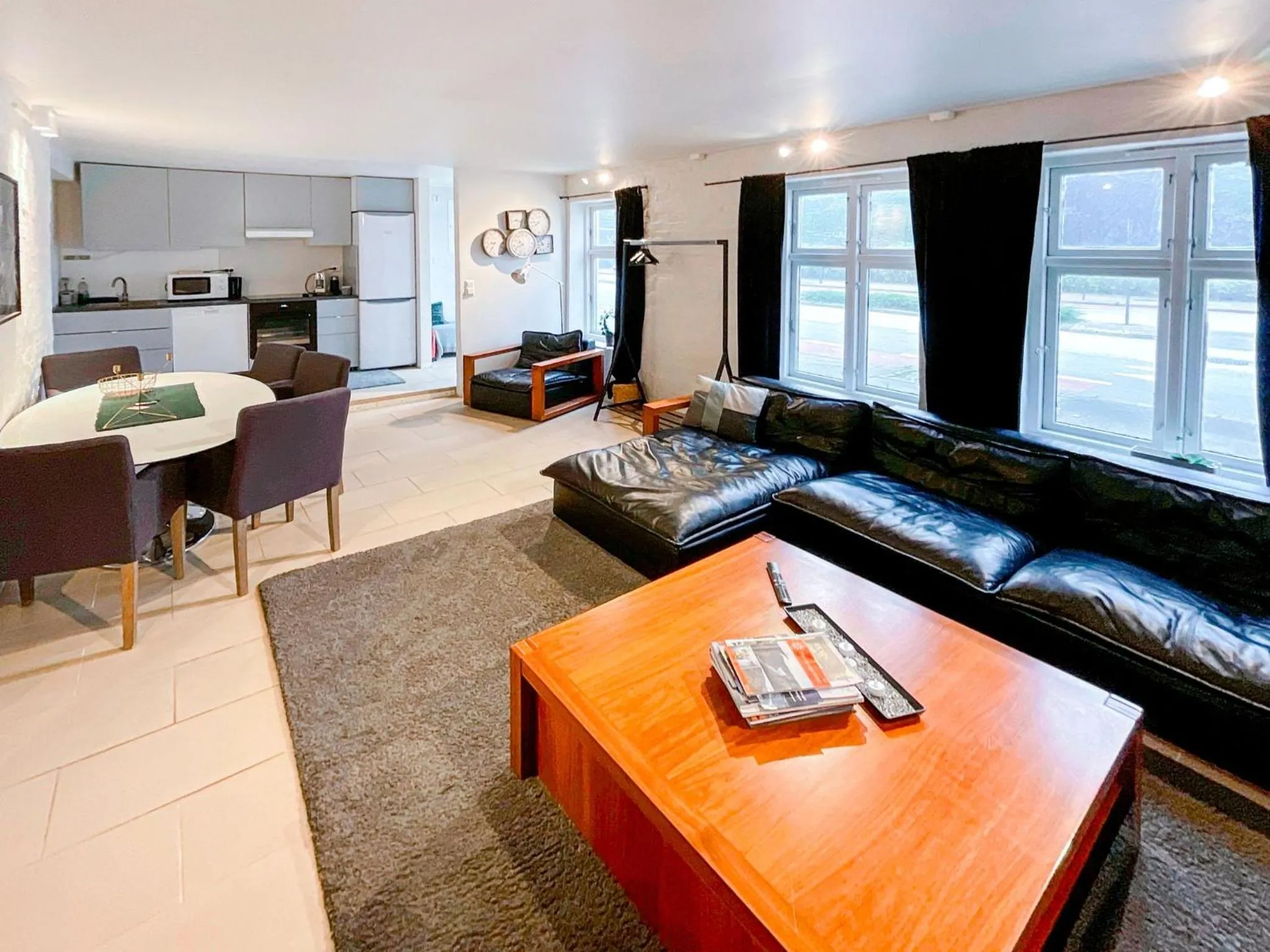 Living room in Bnb Downtown Stavanger berti ap 3 - 2 Rooms