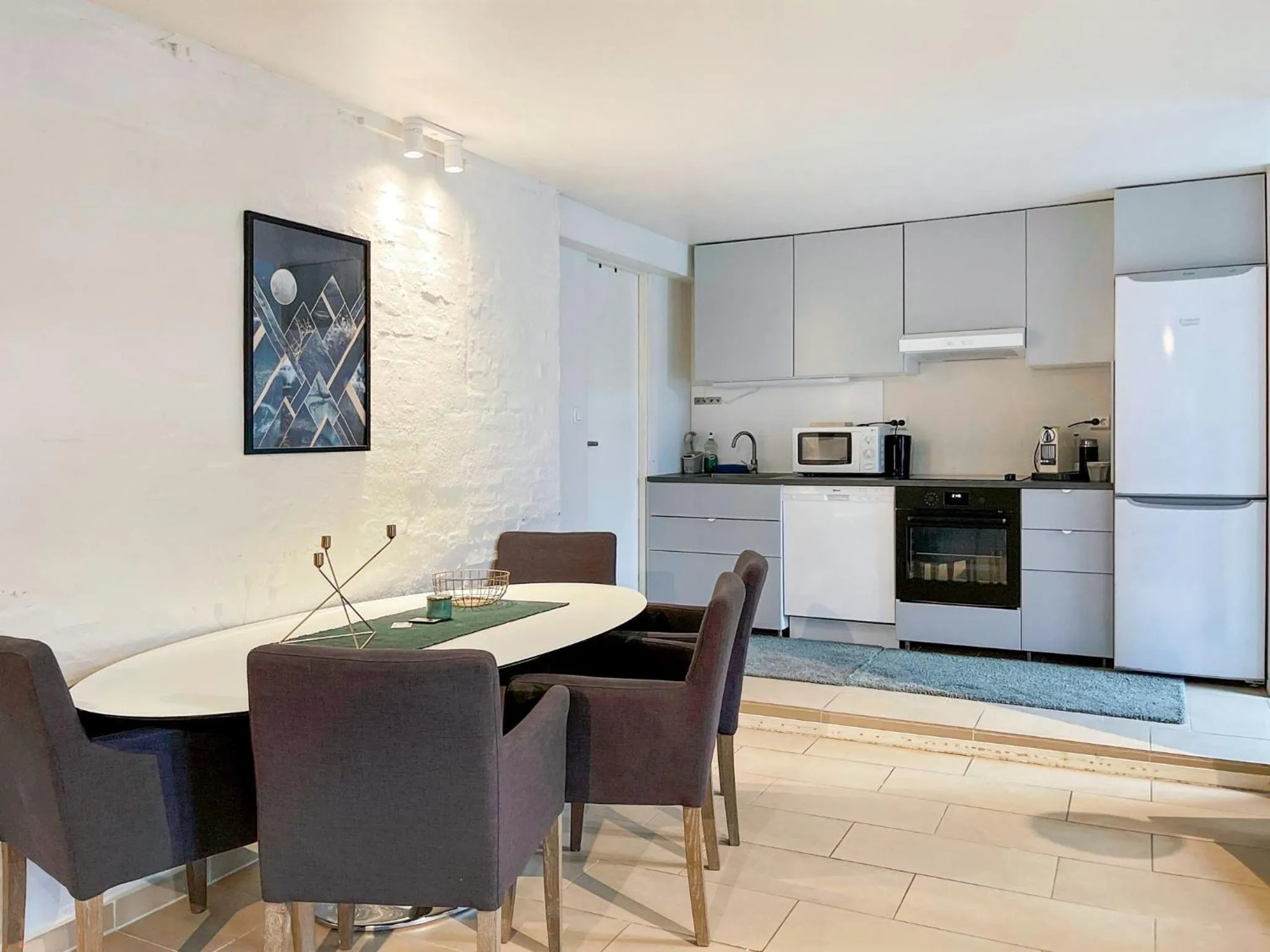 Dining area in Bnb Downtown Stavanger berti ap 3 - 2 Rooms