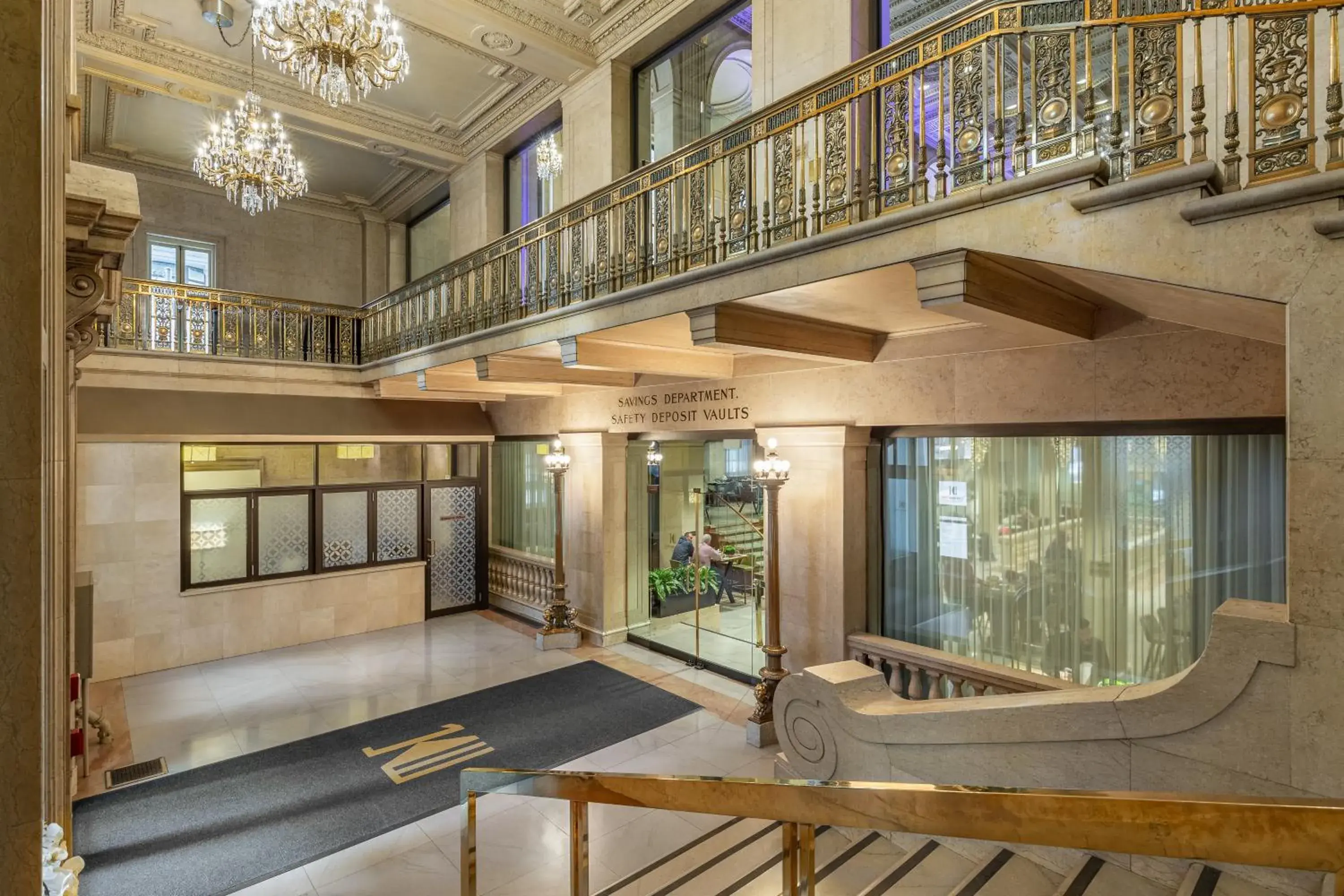 Facade/entrance in One King West Hotel and Residence Facade/entrance in One King West Hotel and Residence