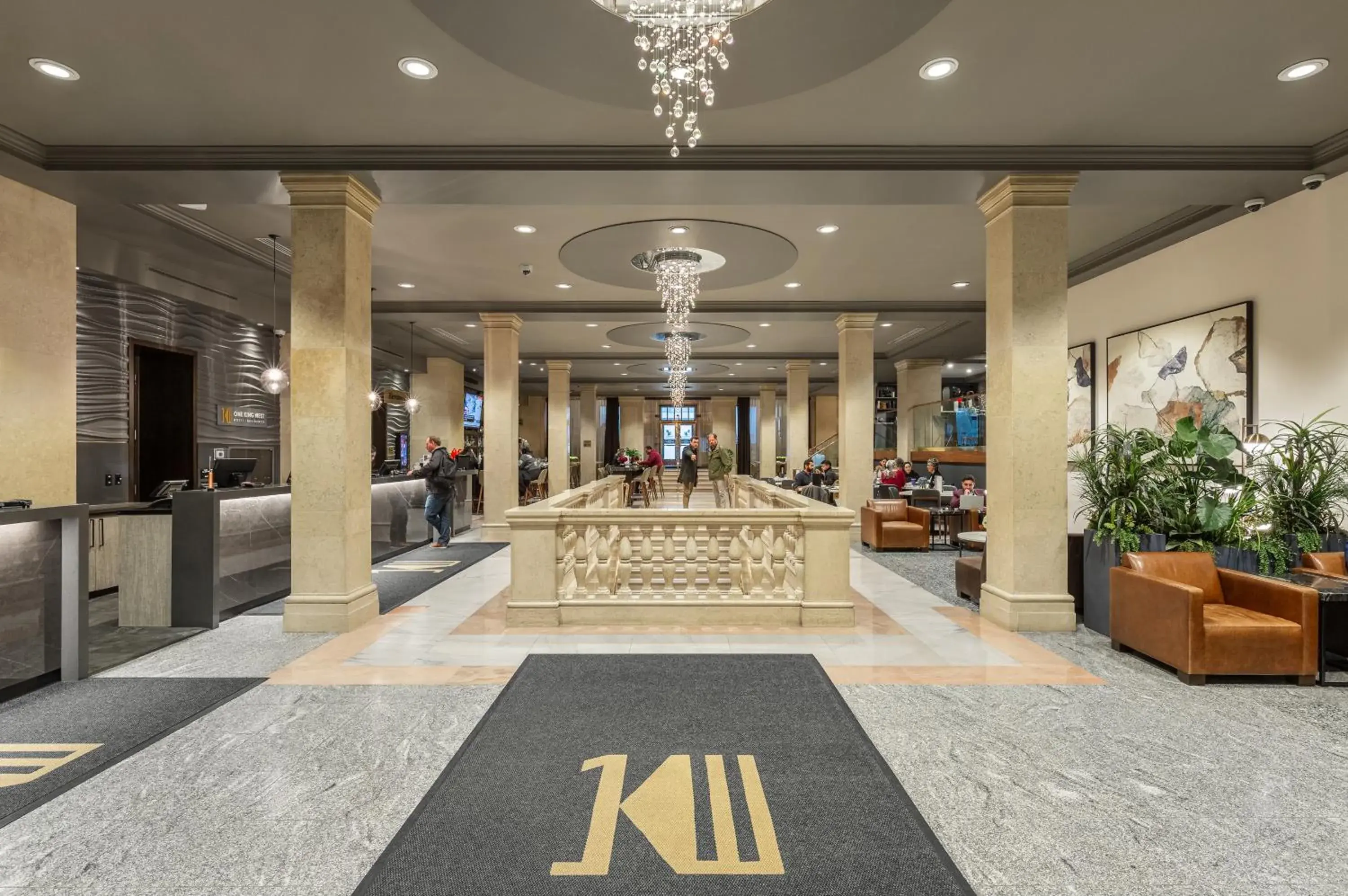 Lobby or reception in One King West Hotel and Residence Lobby or reception in One King West Hotel and Residence