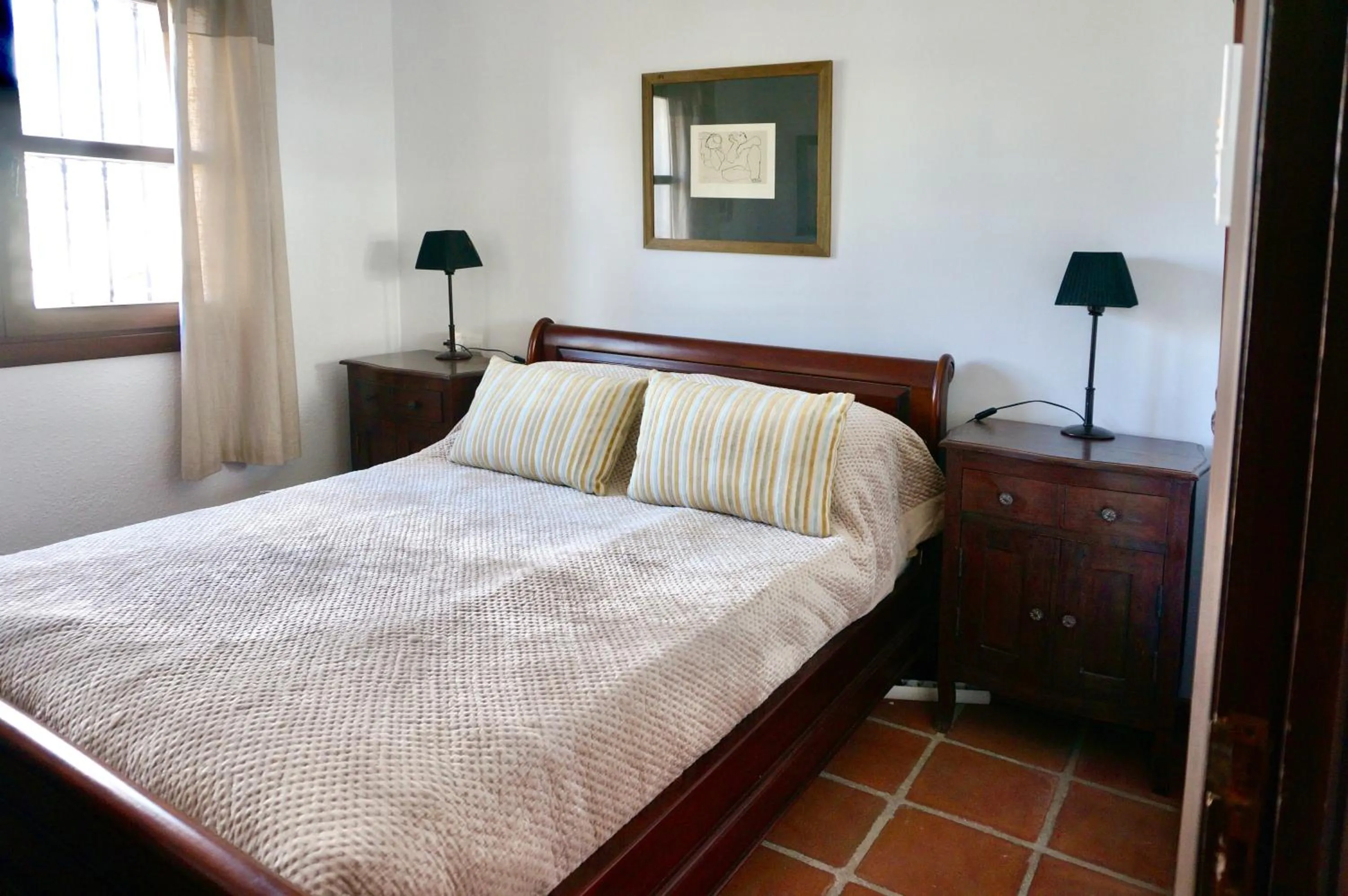 Living room, Bed in Casa Alba