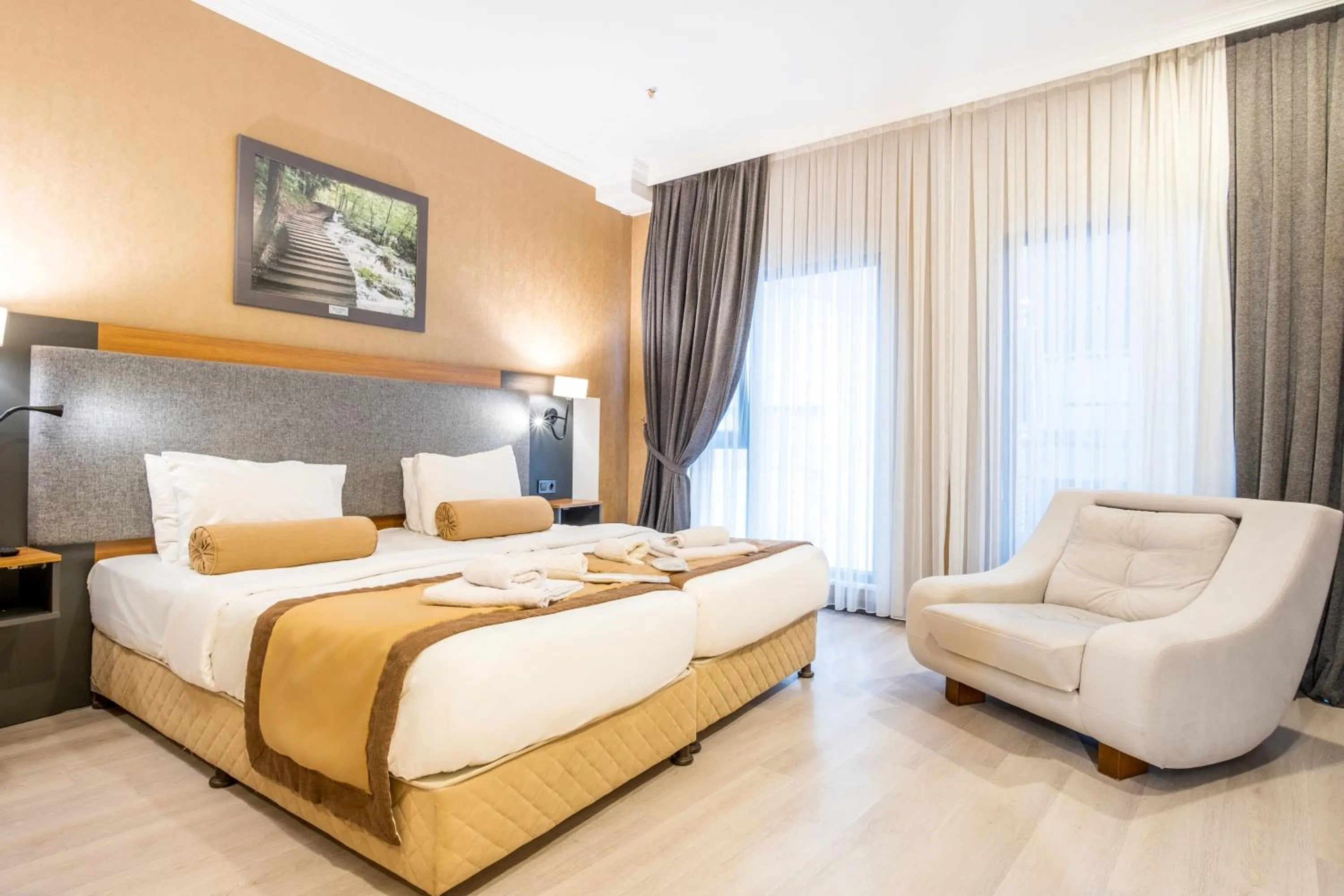 Bed in Orange Hotel & Spa