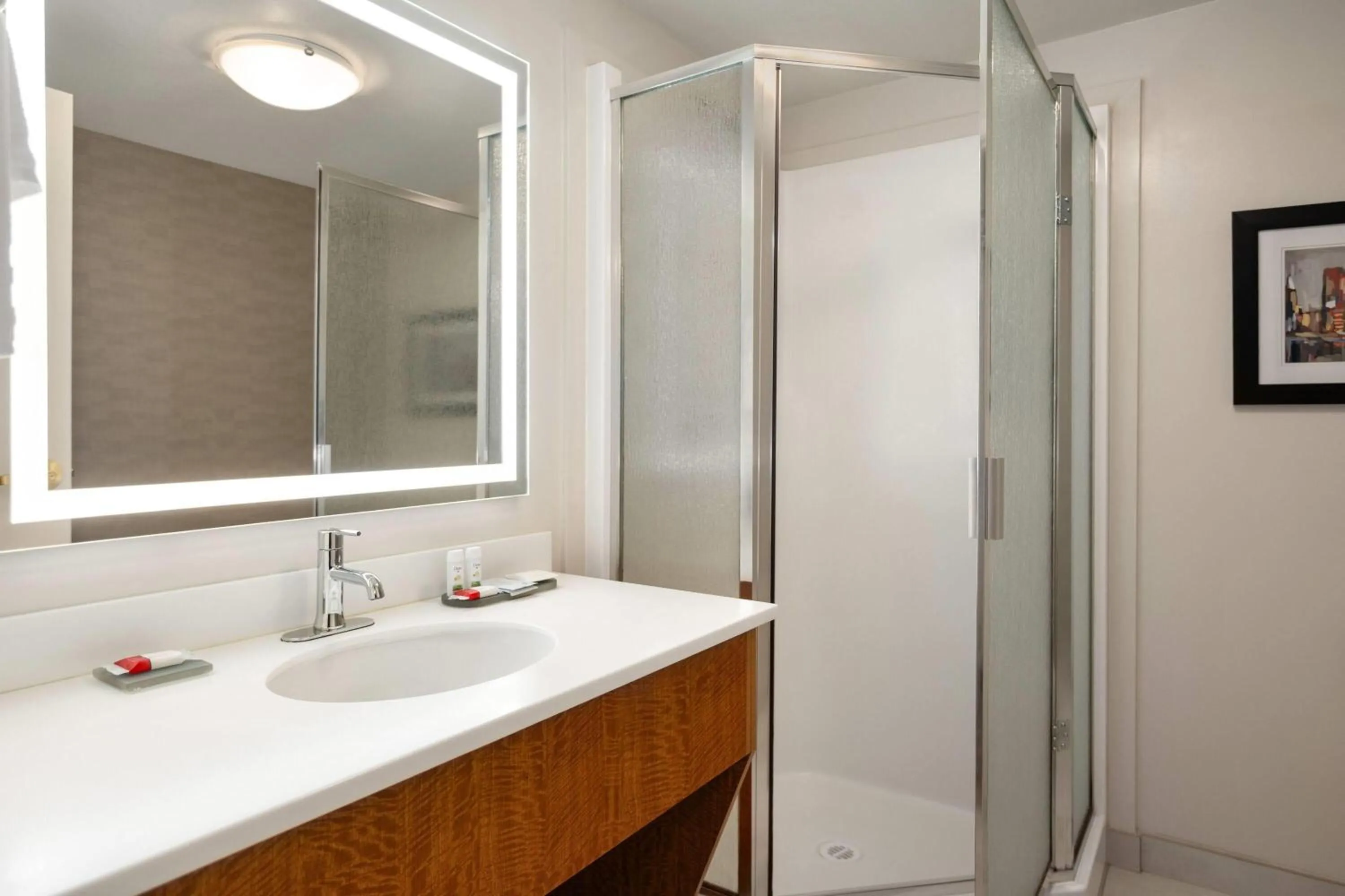 Bathroom in La Quinta Inn by Wyndham Vancouver Airport
