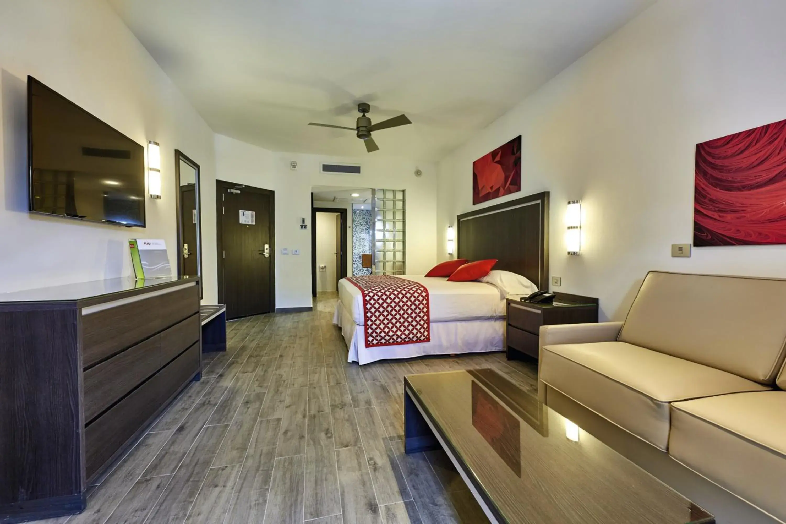 Living room, Bed in Riu Tequila - All Inclusive Living room, Bed in Riu Tequila - All Inclusive