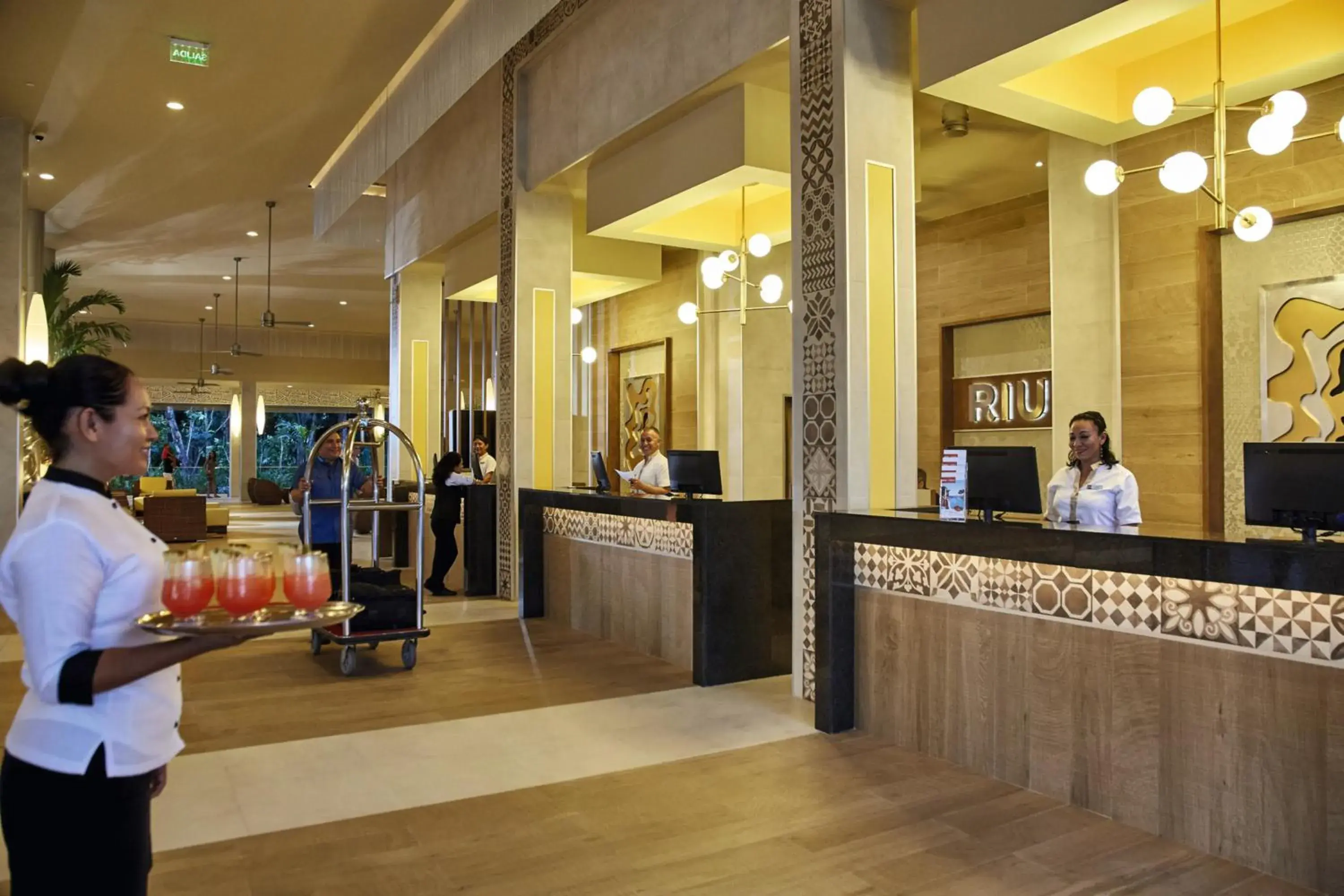 Lobby or reception in Riu Tequila - All Inclusive Lobby or reception in Riu Tequila - All Inclusive