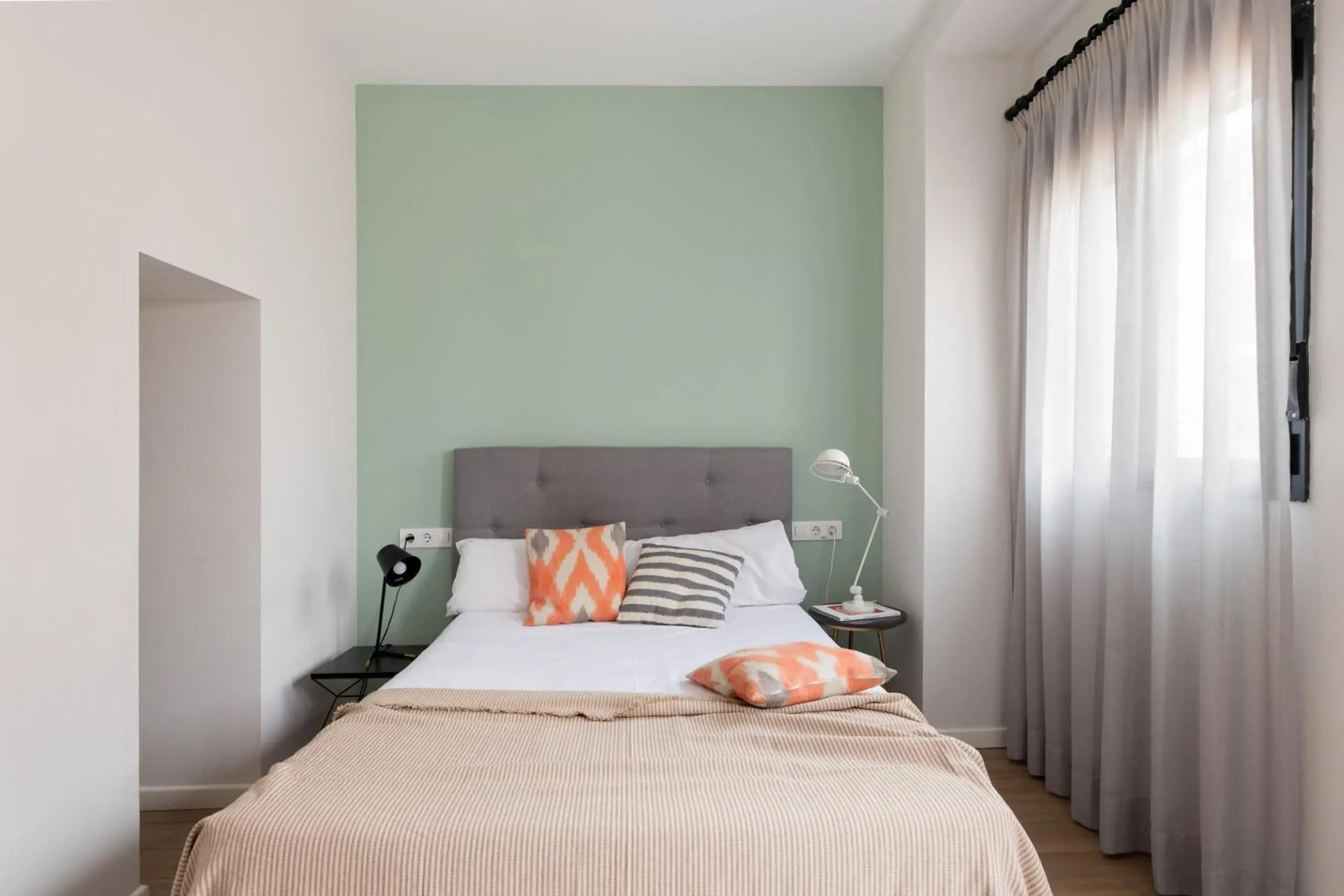 Bed in Apartamentos Líbere Valencia Jardín Botánico Bed in Apartamentos Líbere Valencia Jardín Botánico