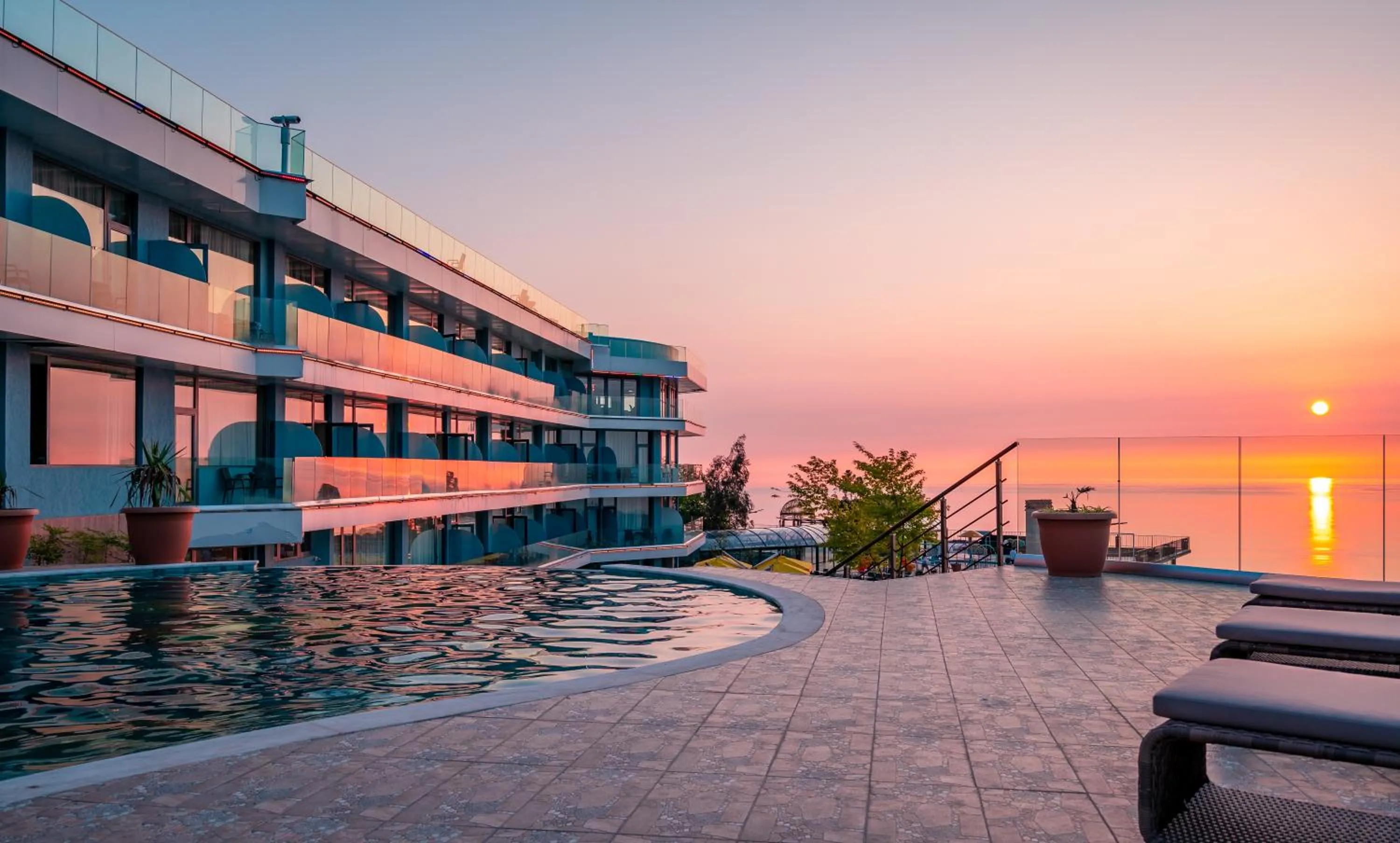 Sunset in Litz Resort