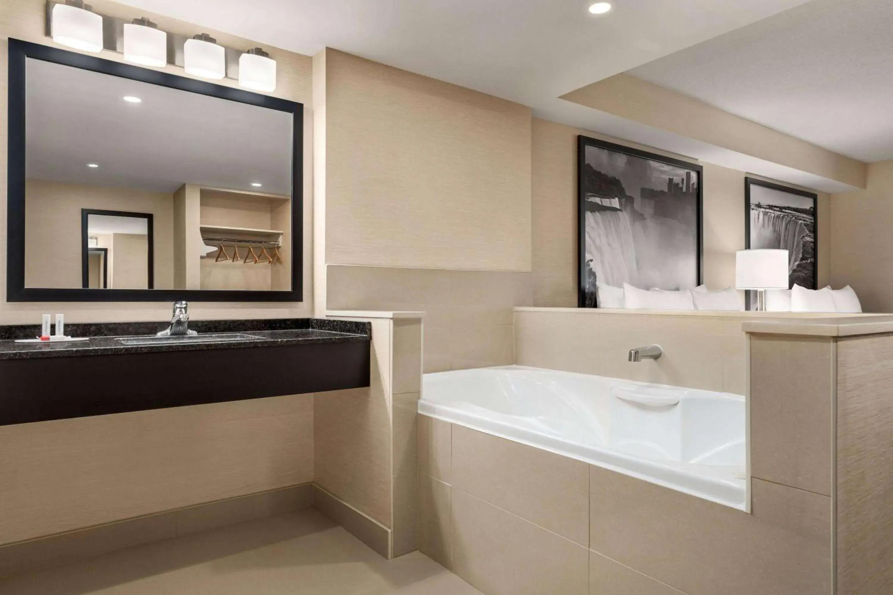 TV and multimedia in Ramada By Wyndham Niagara Falls near the Falls TV and multimedia in Ramada By Wyndham Niagara Falls near the Falls