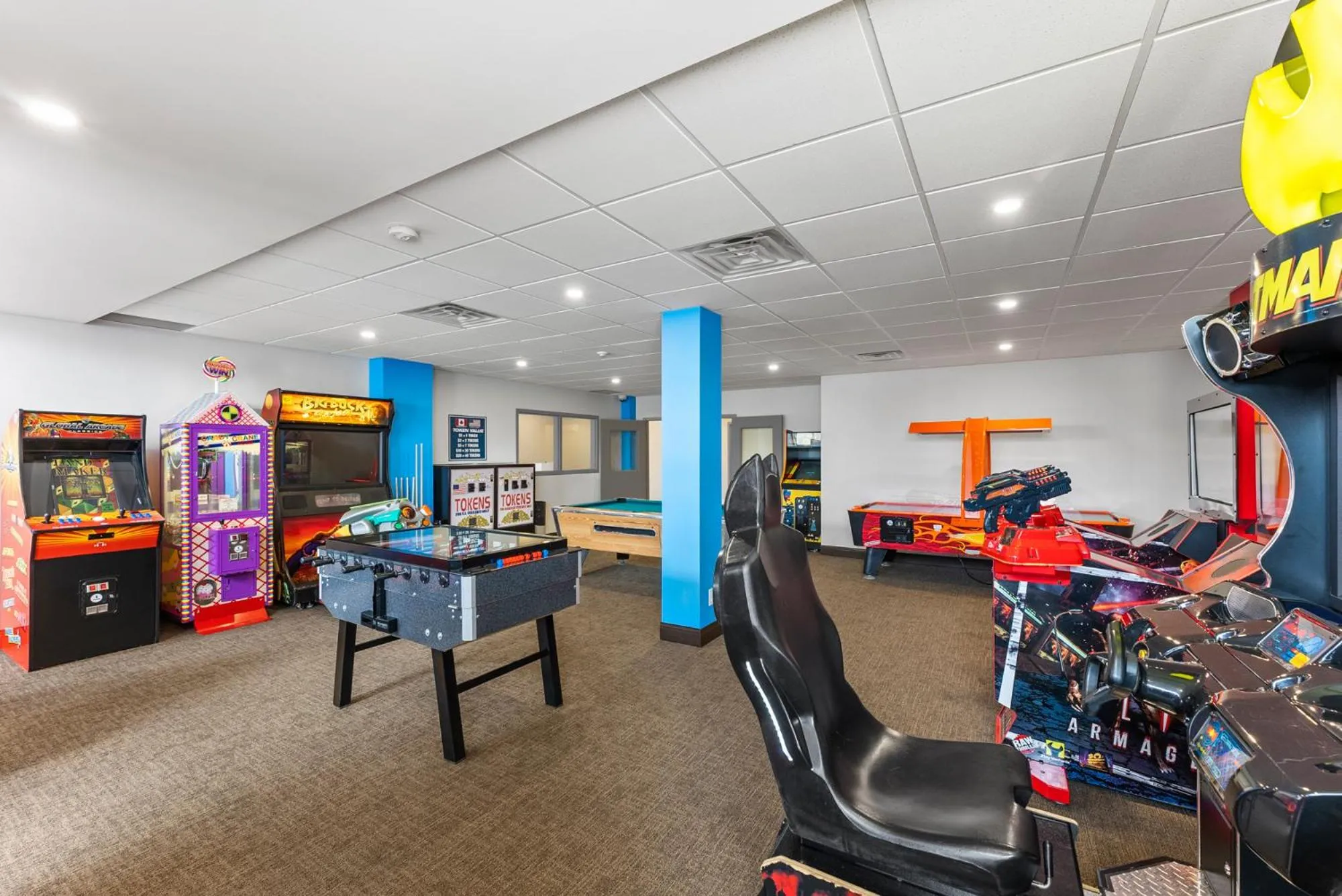 Game Room in Ramada By Wyndham Niagara Falls near the Falls