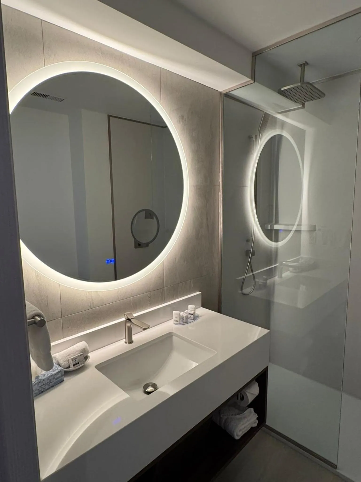 Shower in Armon Plaza Montreal Airpt, Trademark Collection by Wyndham