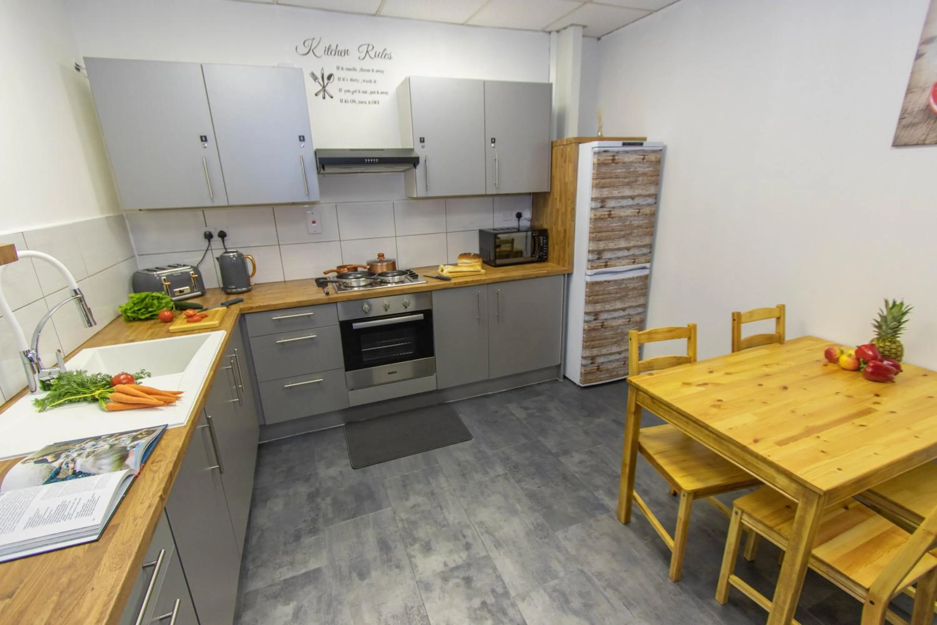 Kitchen or kitchenette in CADeS accommodation