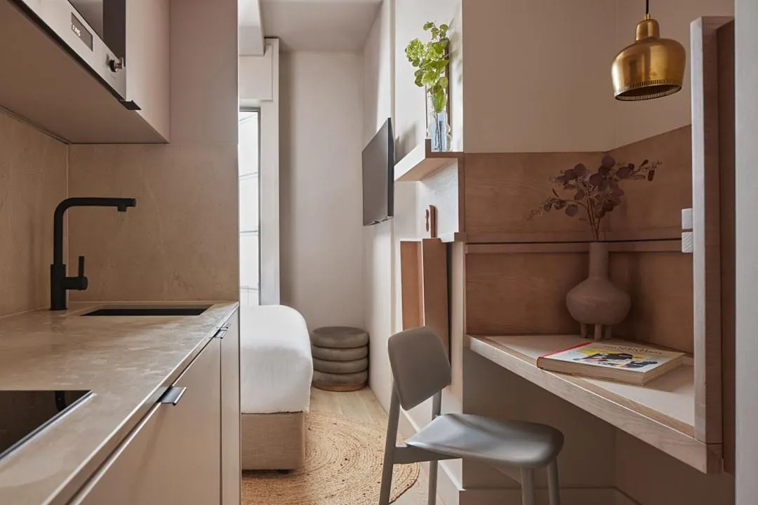 Kitchen or kitchenette in Buckle Street Studios by Locke, Aldgate