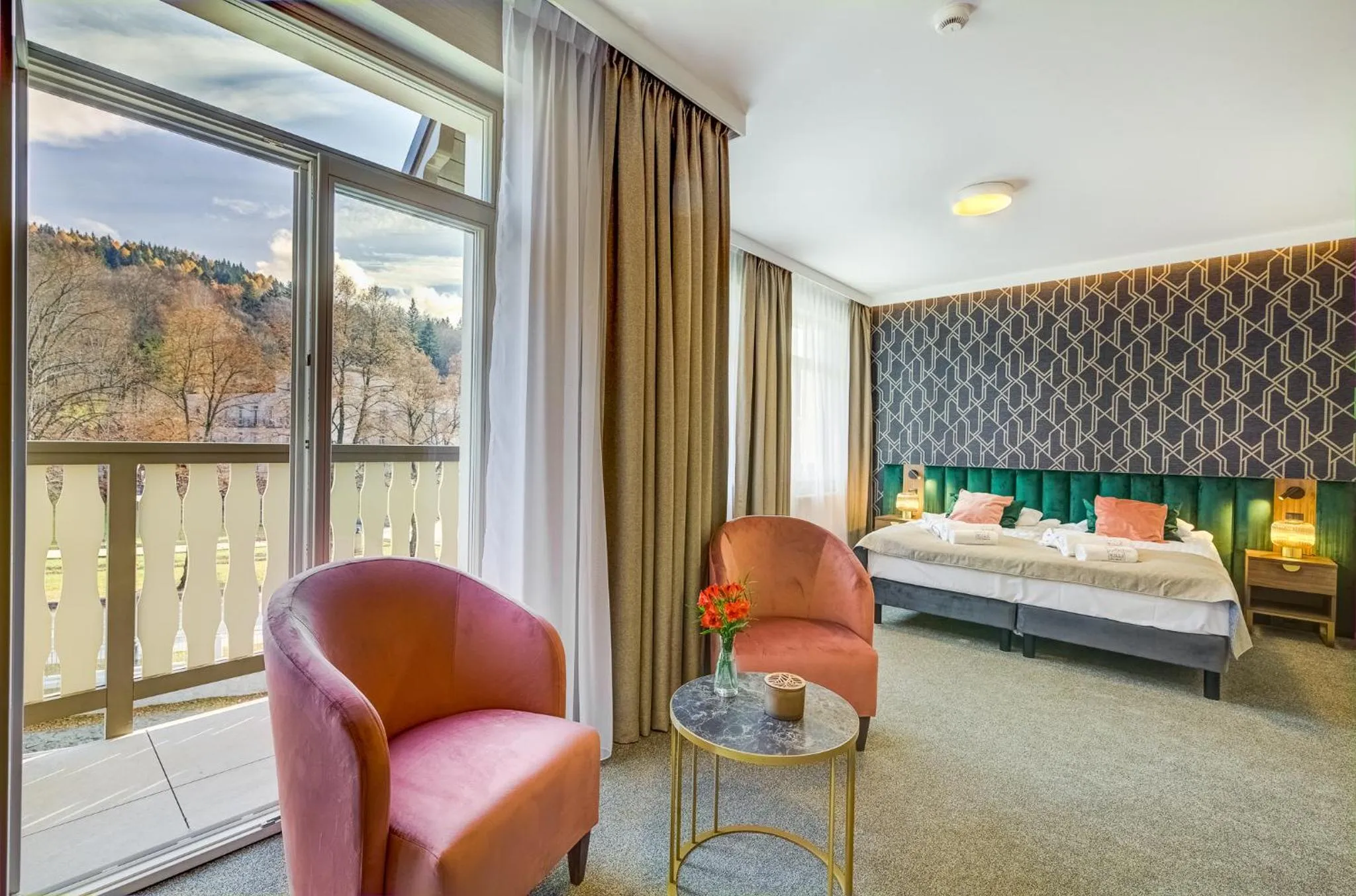 Bed in Hotel Willa Tatrzańska