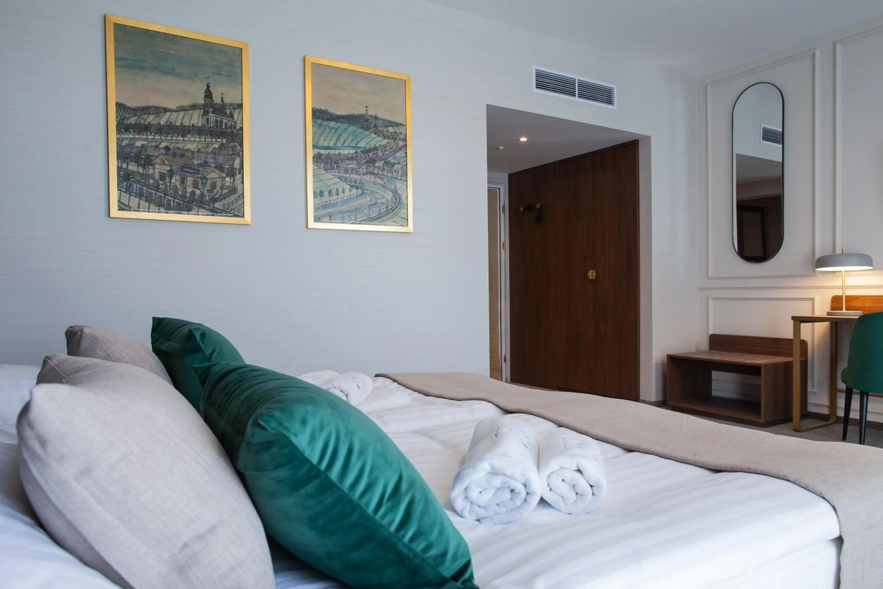 Bed in Hotel Willa Tatrzańska