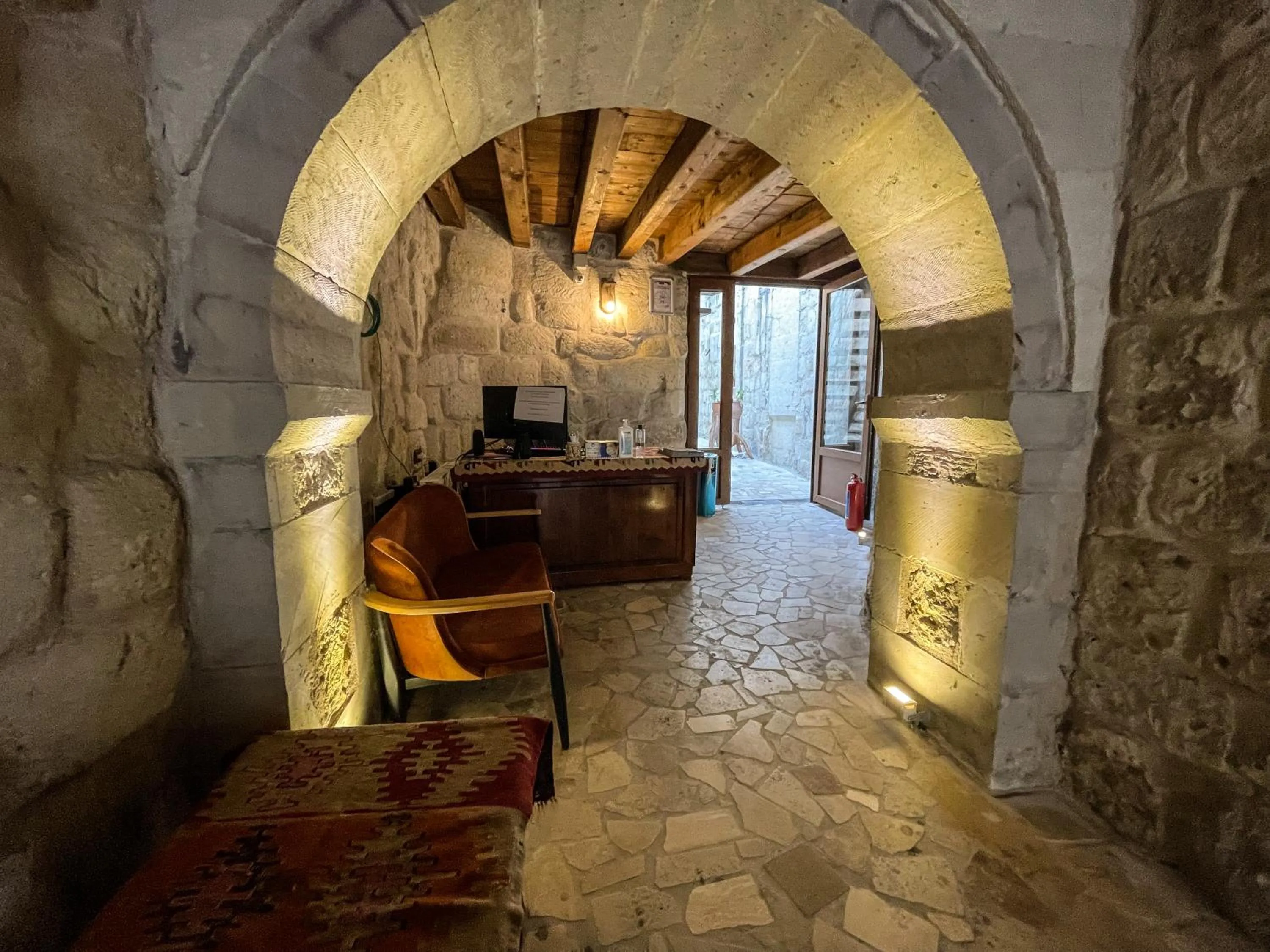 Lobby or reception in Takunya Cave Hotel