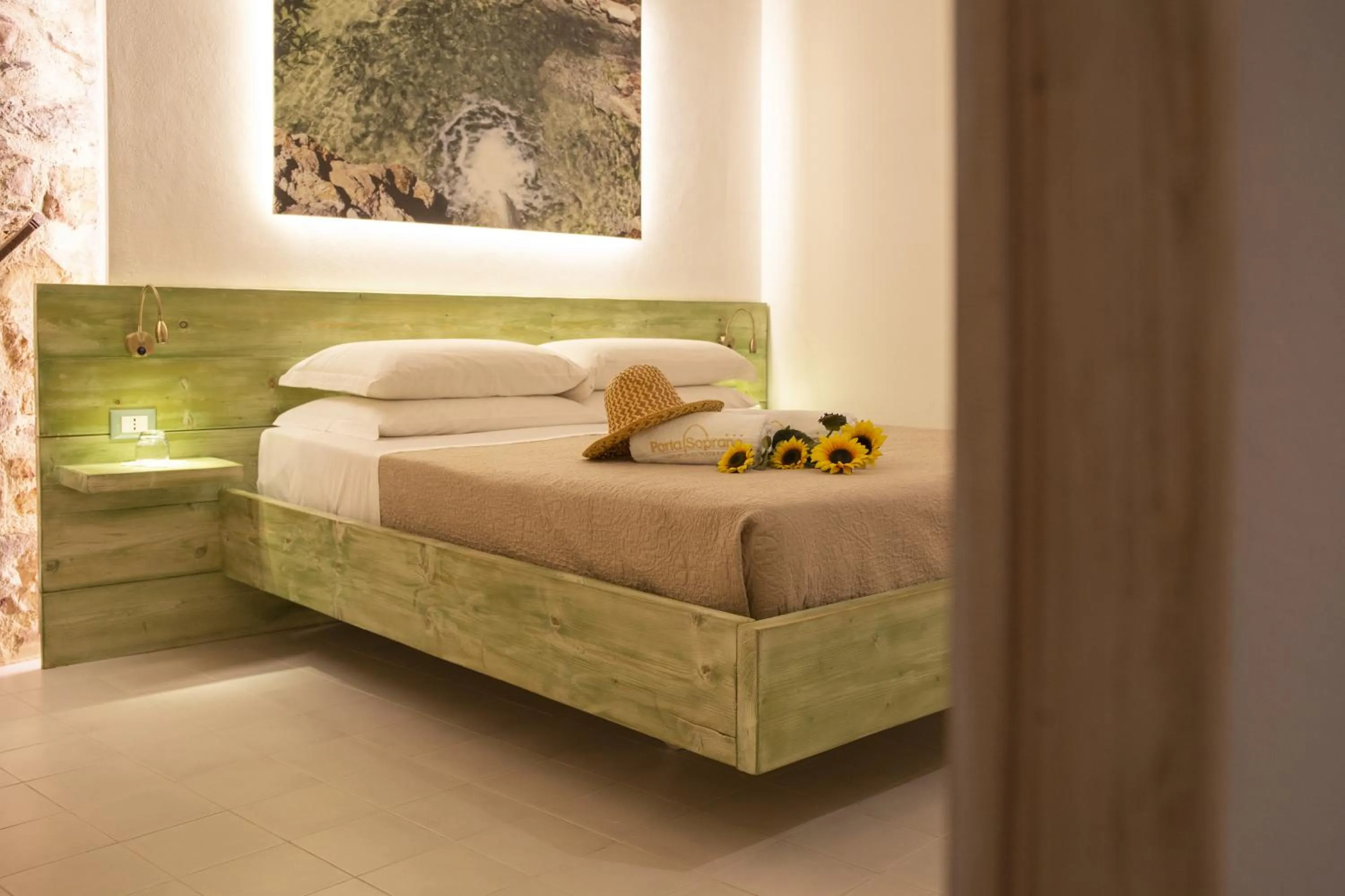 Bedroom, Bed in PORTA SOPRANA luxury guest House & spa