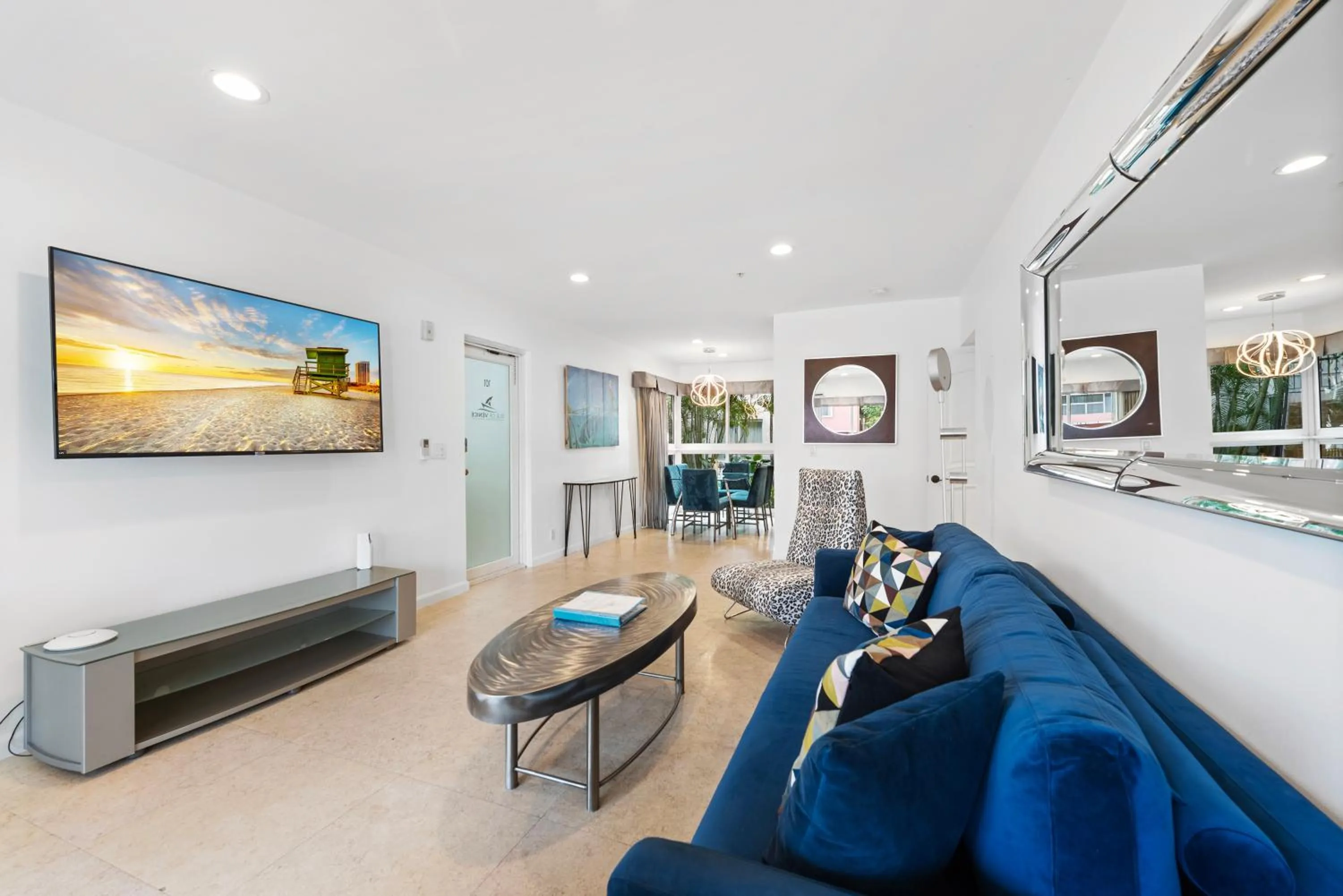 Living room in Isle of Venice Residence and Marina