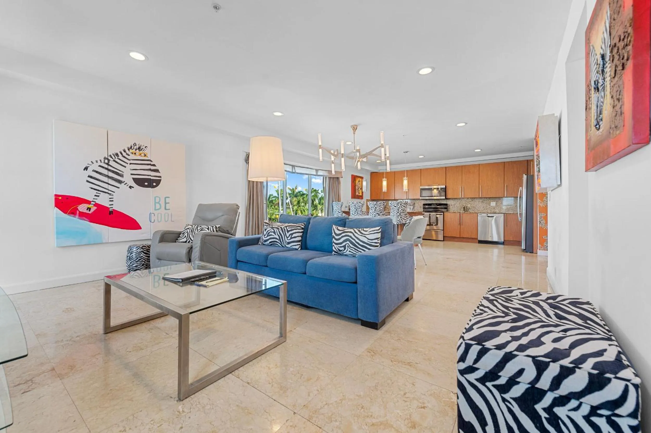 Living room in Isle of Venice Residence and Marina
