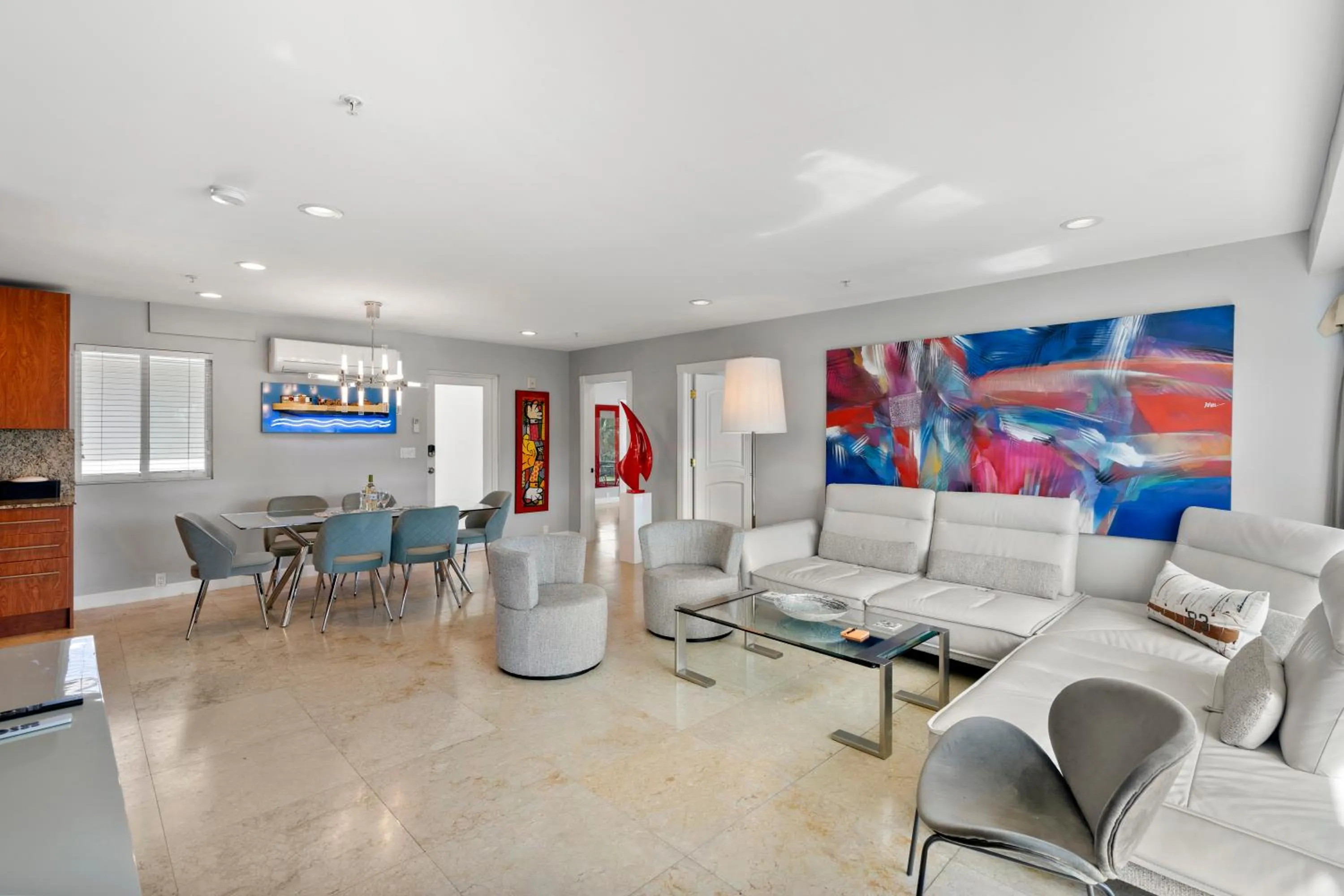 Living room in Isle of Venice Residence and Marina