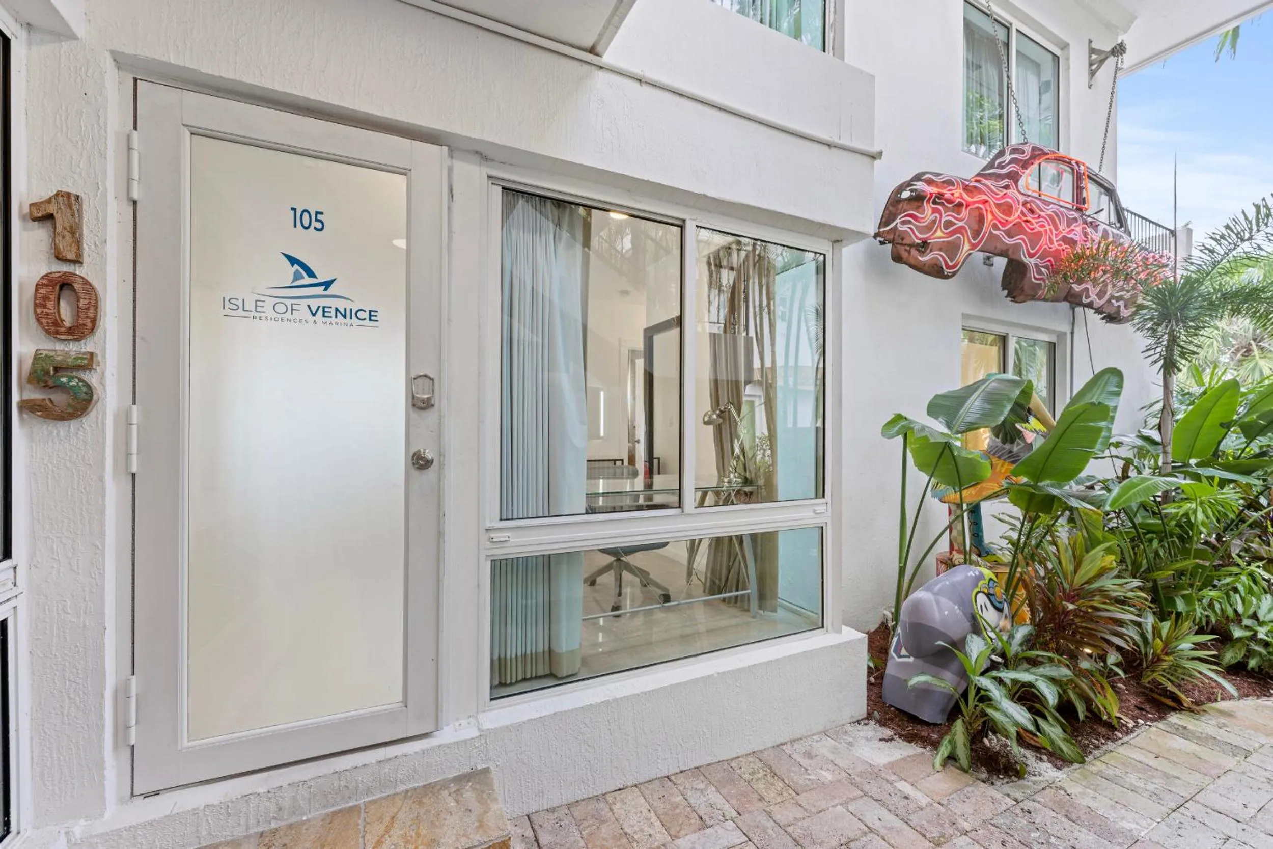 Facade/entrance in Isle of Venice Residence and Marina