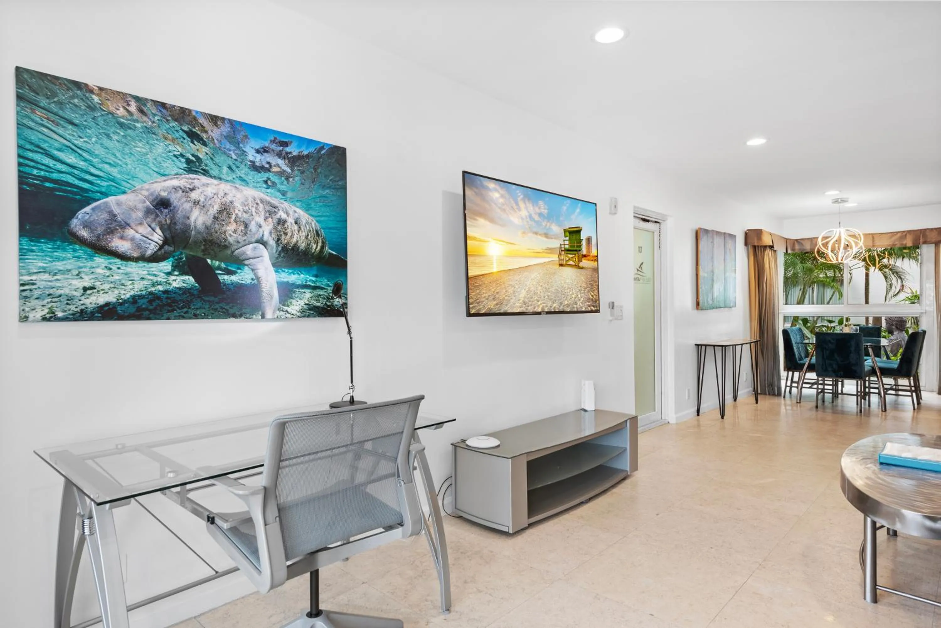 Living room in Isle of Venice Residence and Marina