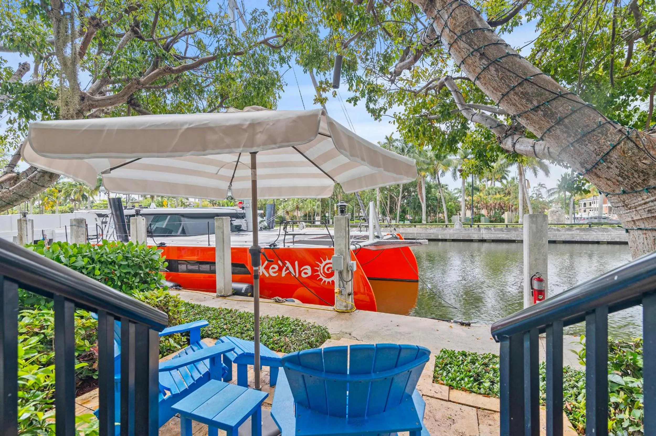 Patio in Isle of Venice Residence and Marina