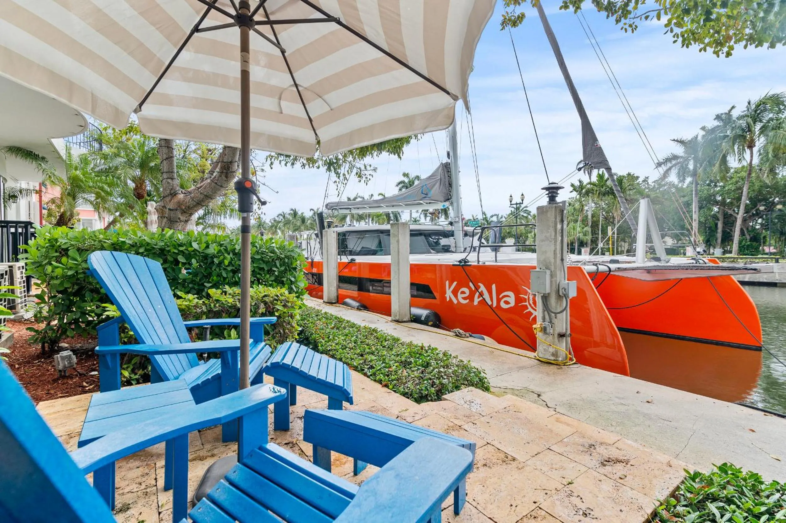 Patio in Isle of Venice Residence and Marina