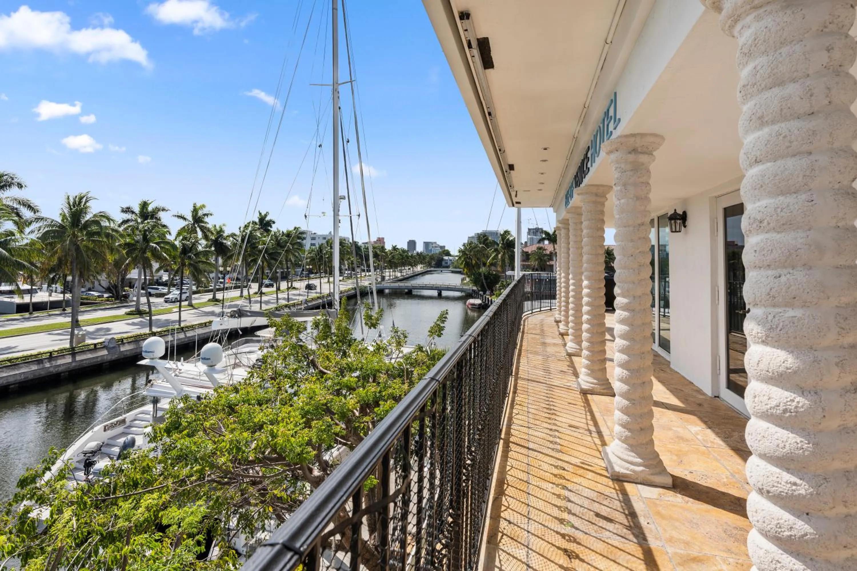 Balcony/Terrace in Isle of Venice Residence and Marina