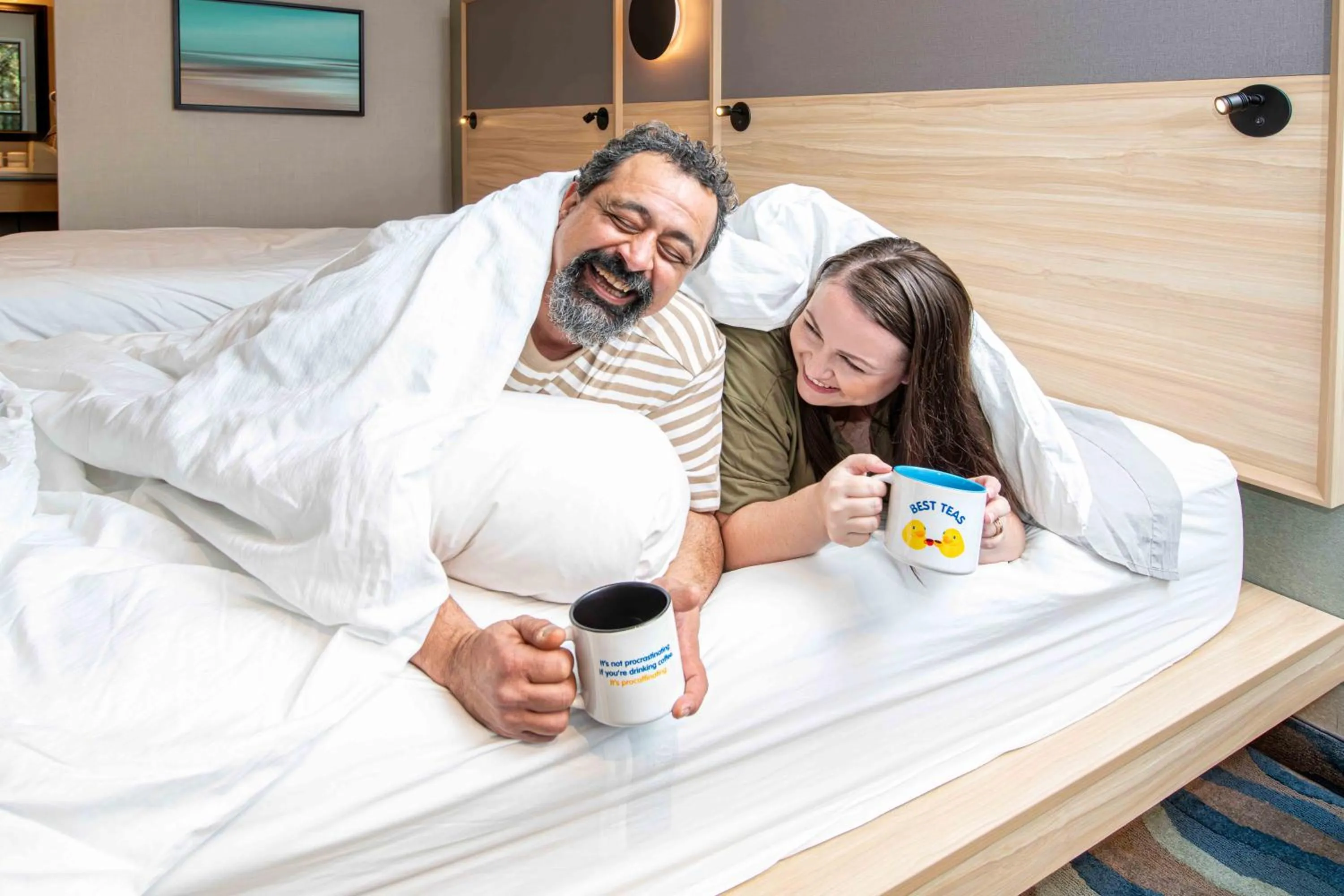 Bed in Accent Inns Vancouver Airport