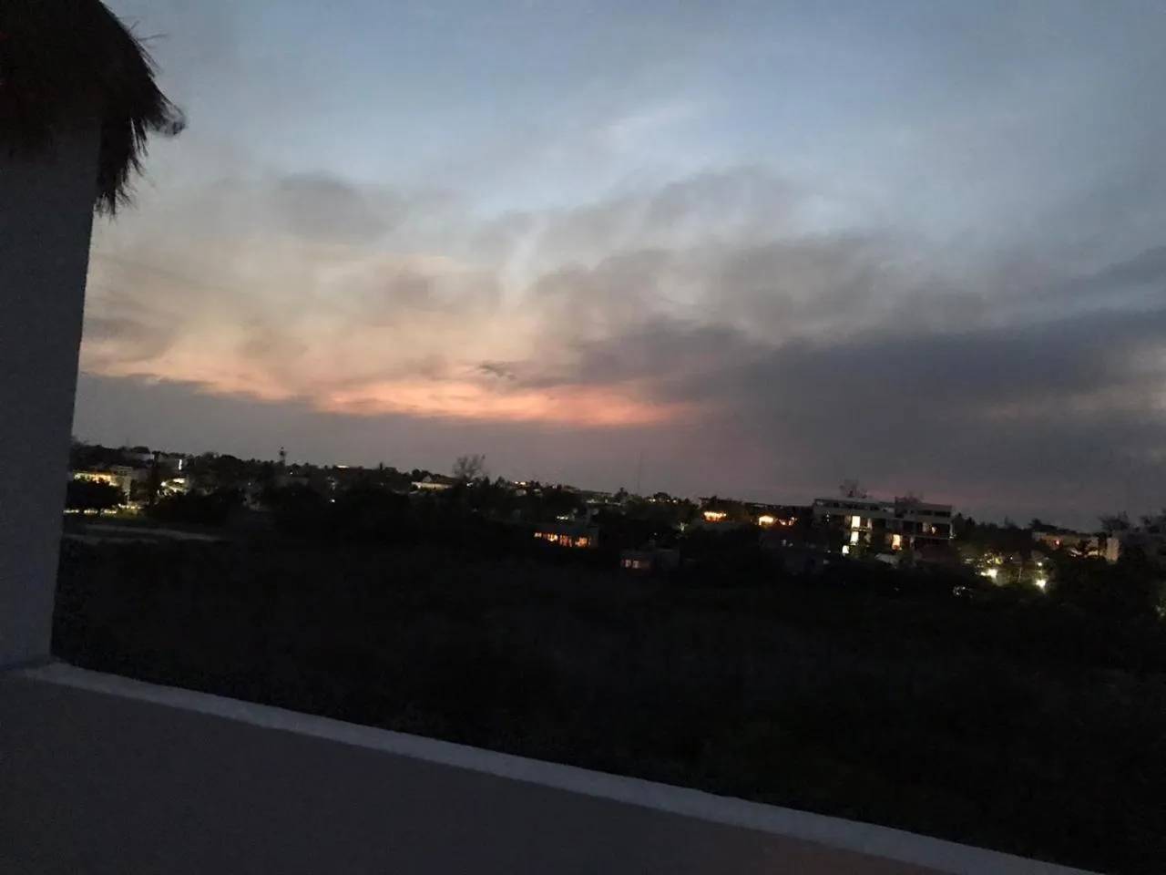 Sunset in Hotel Luna Roja Holbox