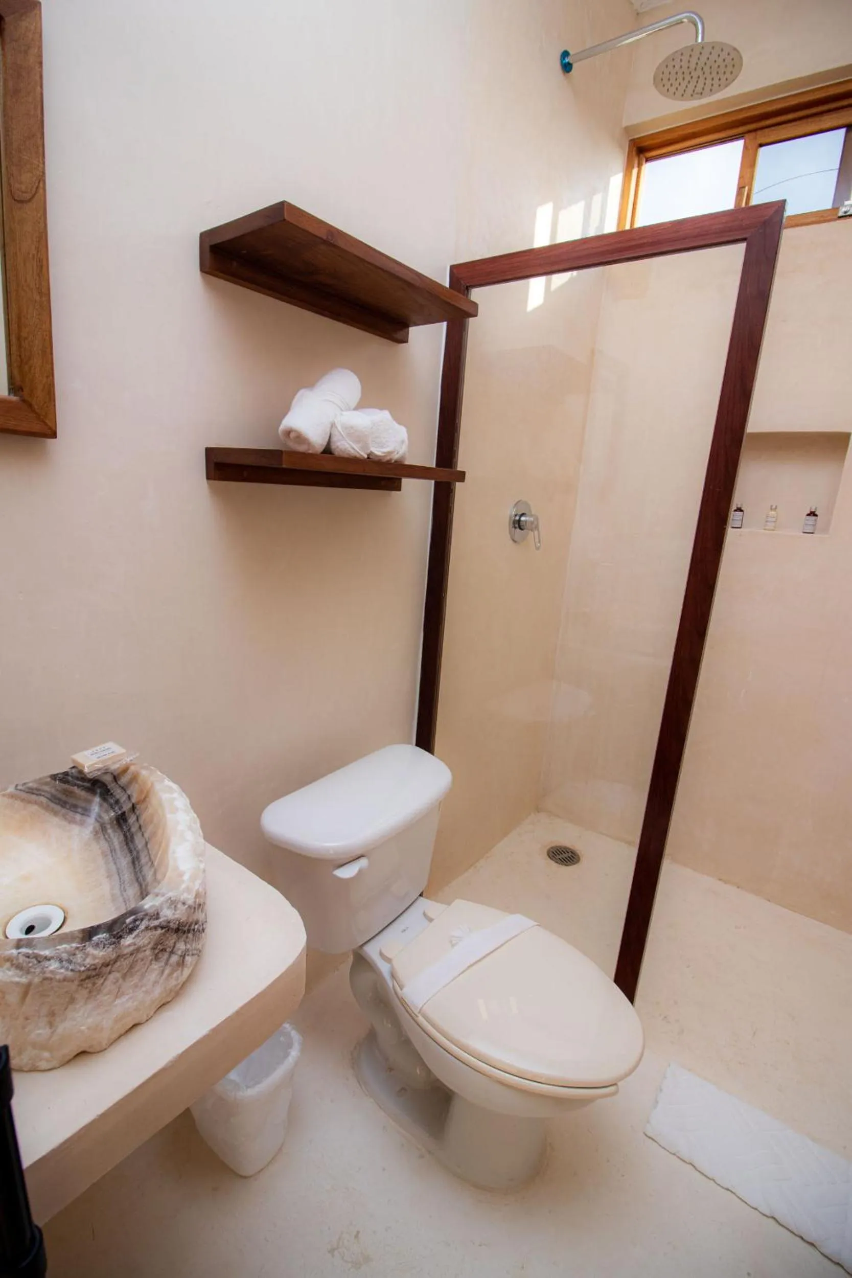 Bathroom in Hotel Luna Roja Holbox