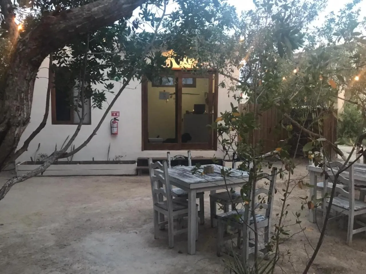 Garden view in Hotel Luna Roja Holbox