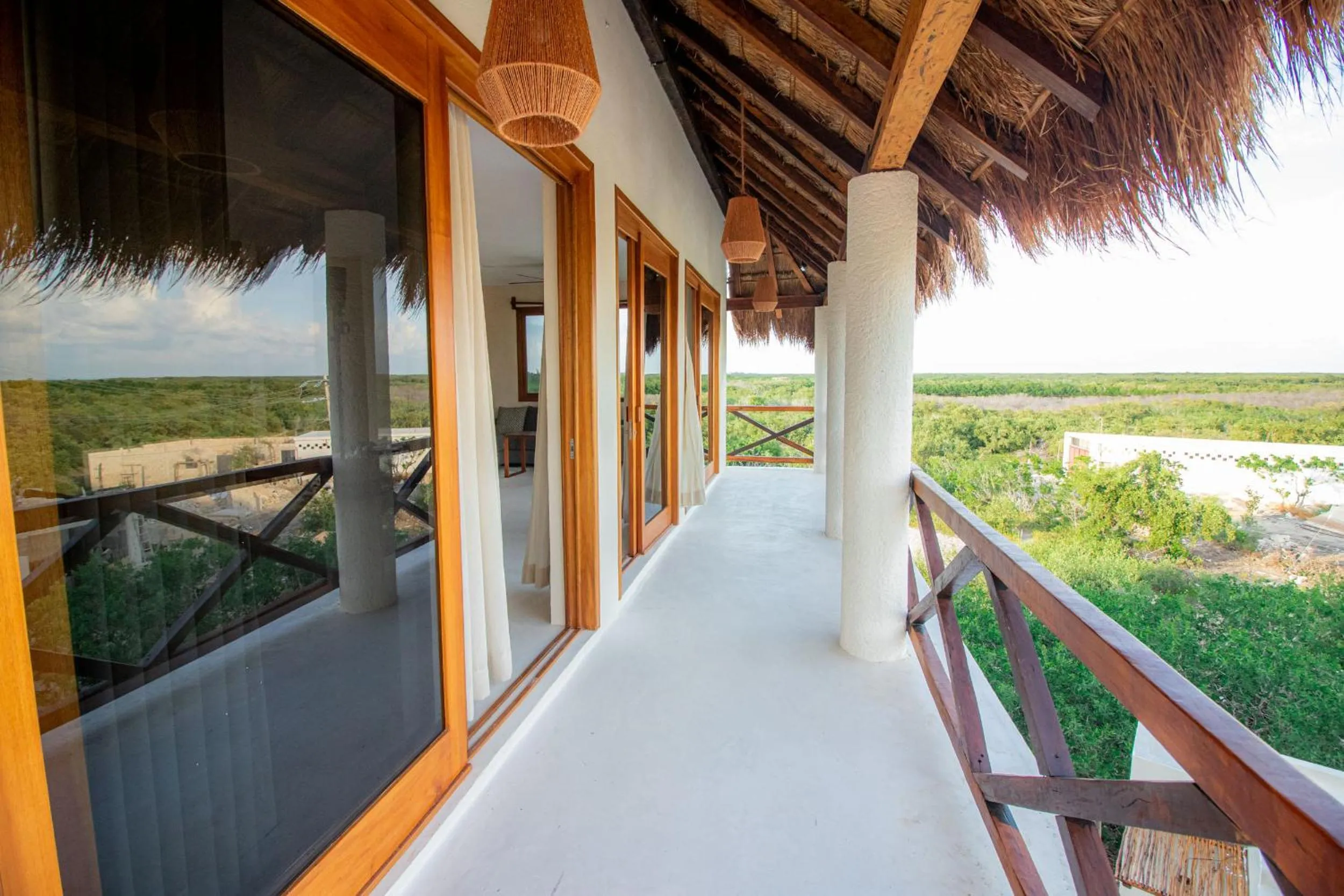 Balcony/Terrace in Hotel Luna Roja Holbox