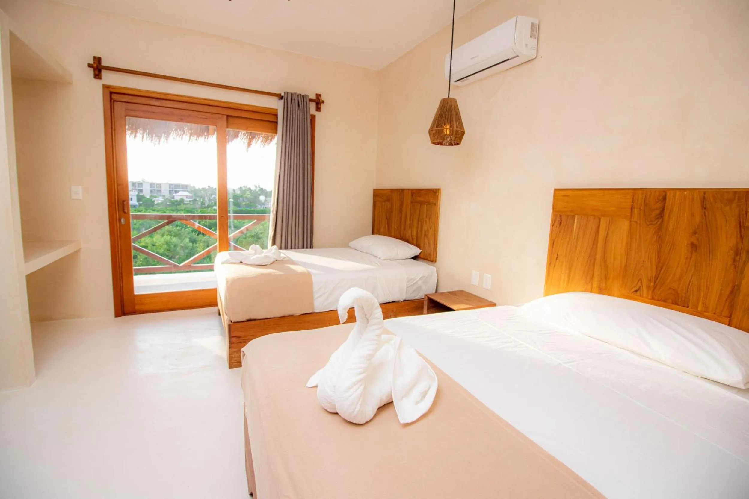 Bedroom in Hotel Luna Roja Holbox