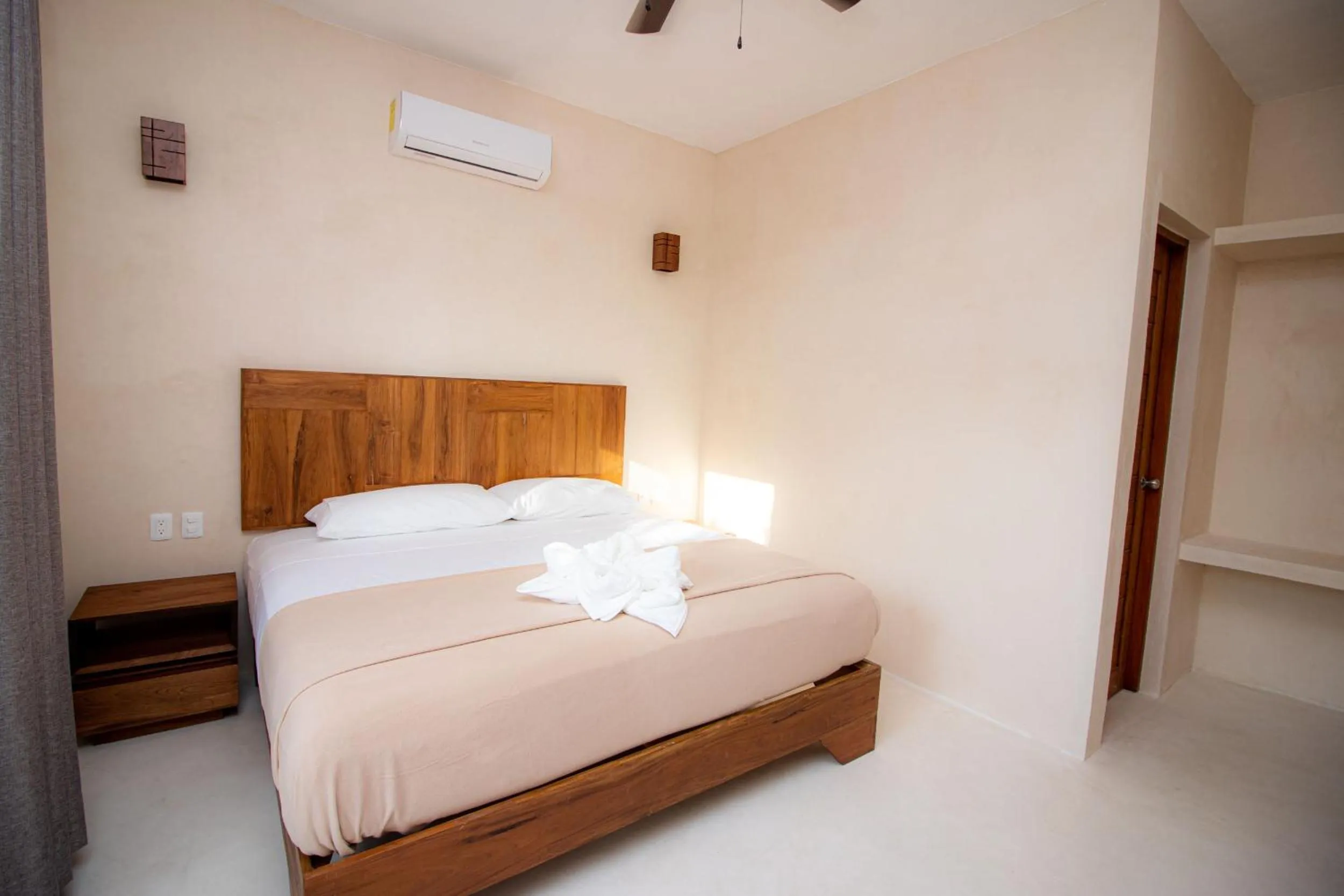 Bed in Hotel Luna Roja Holbox