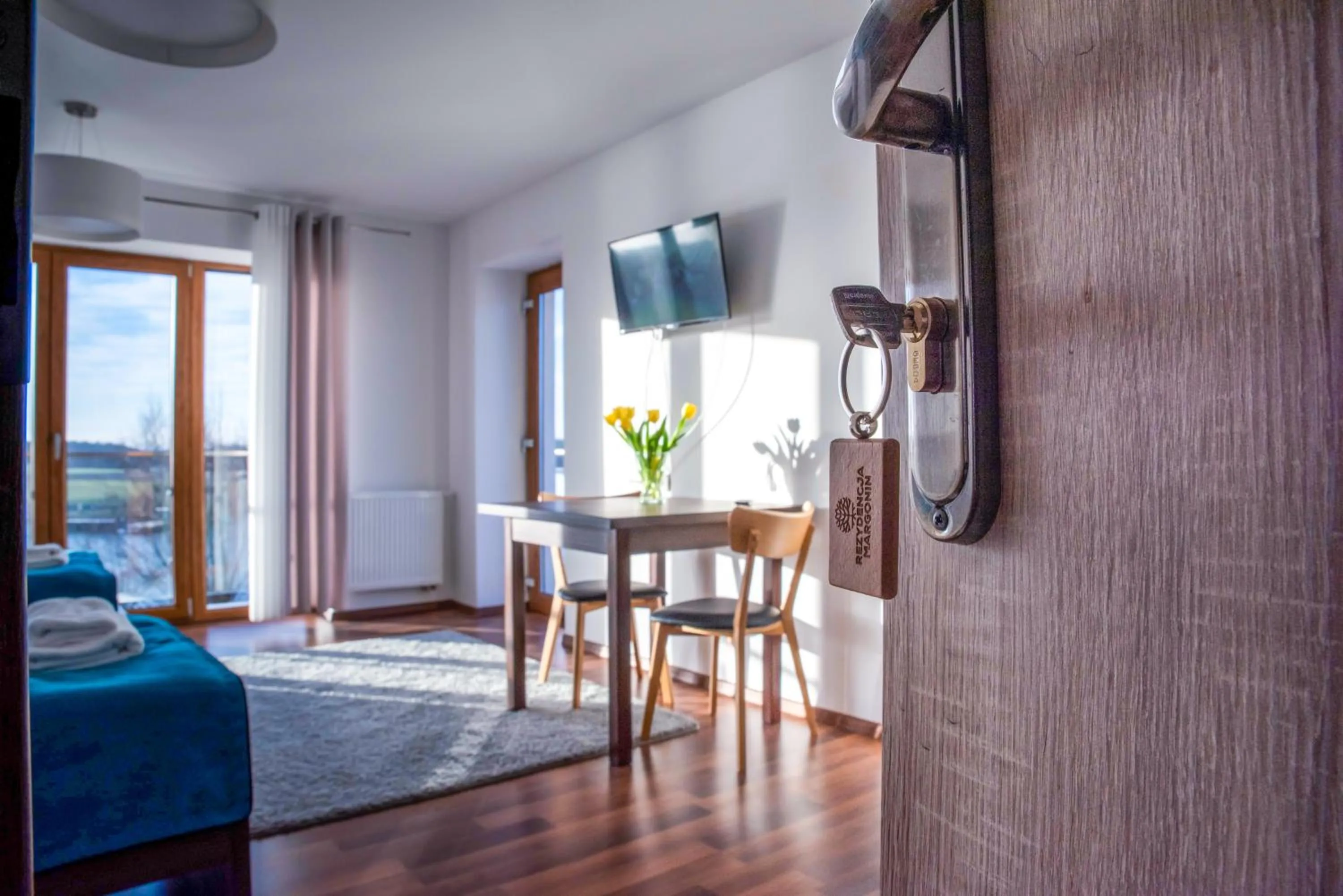 Photo of the whole room, Bed in Rezydencja Margonin