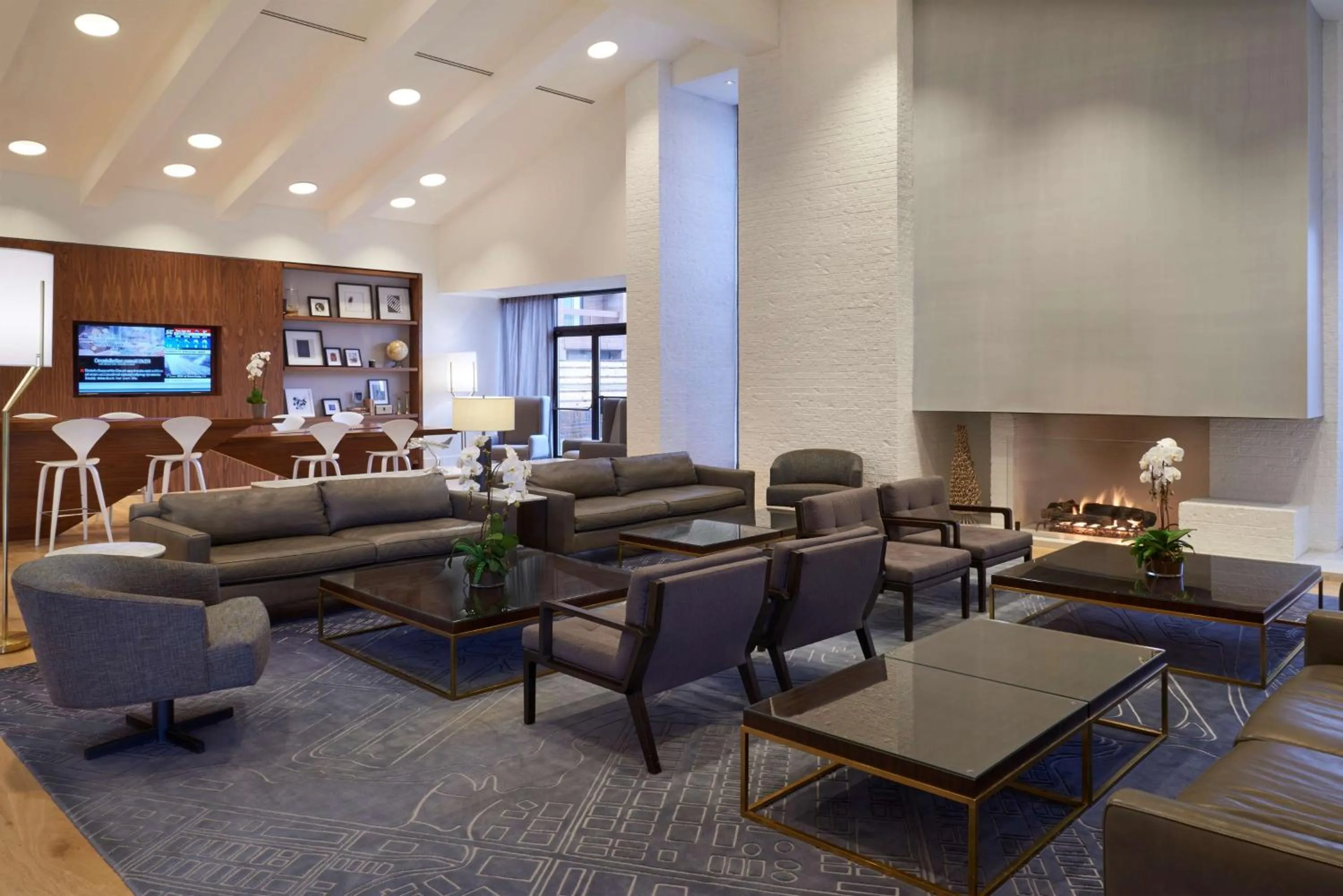 Lobby or reception in Hilton Mississauga/Meadowvale